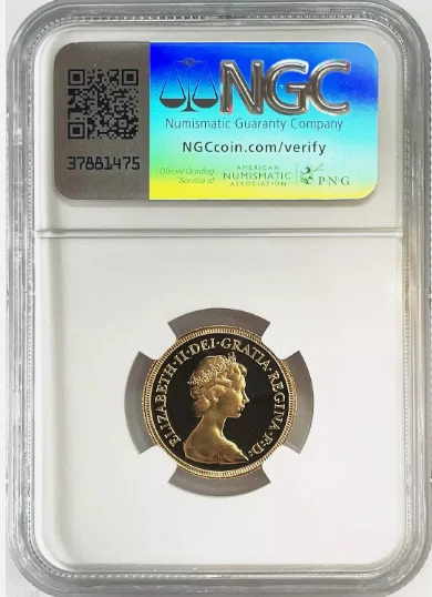 英国の品格を宿す金貨】1980年 1ソブリン金貨 PF69UC～小さくも確かな