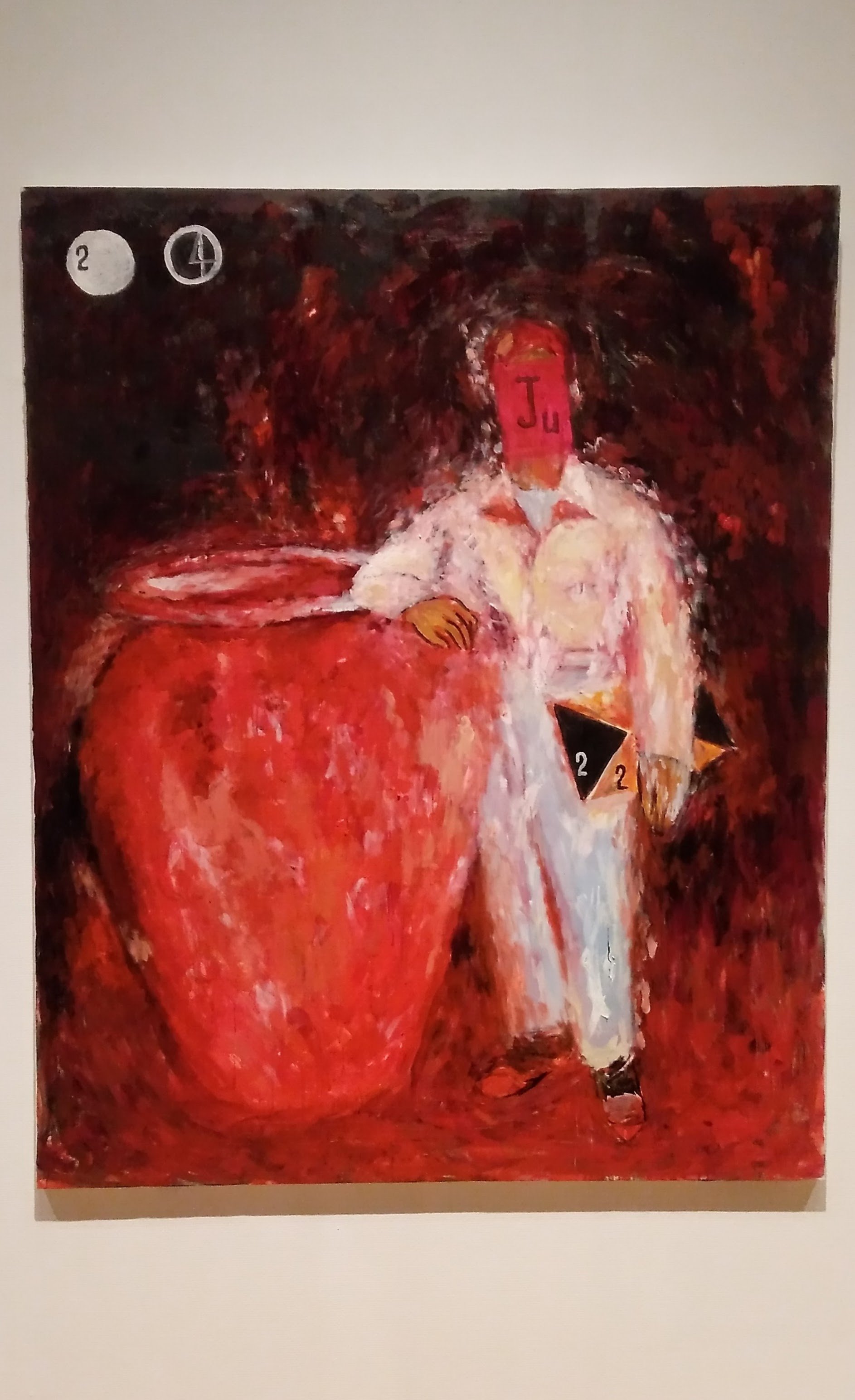 世田谷美術館 横尾忠則絵画作品紹介 2 自画像・戦争＝核・壺＝河