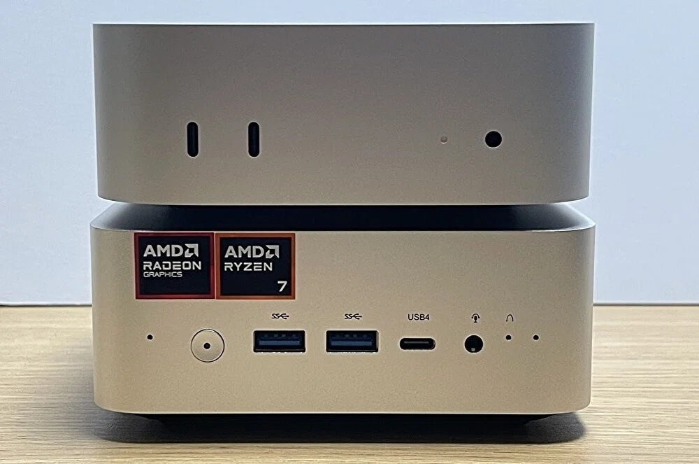 MINISFORUM AI X1、Ryzen 7 255を搭載するミニPCのスペック。実機外観