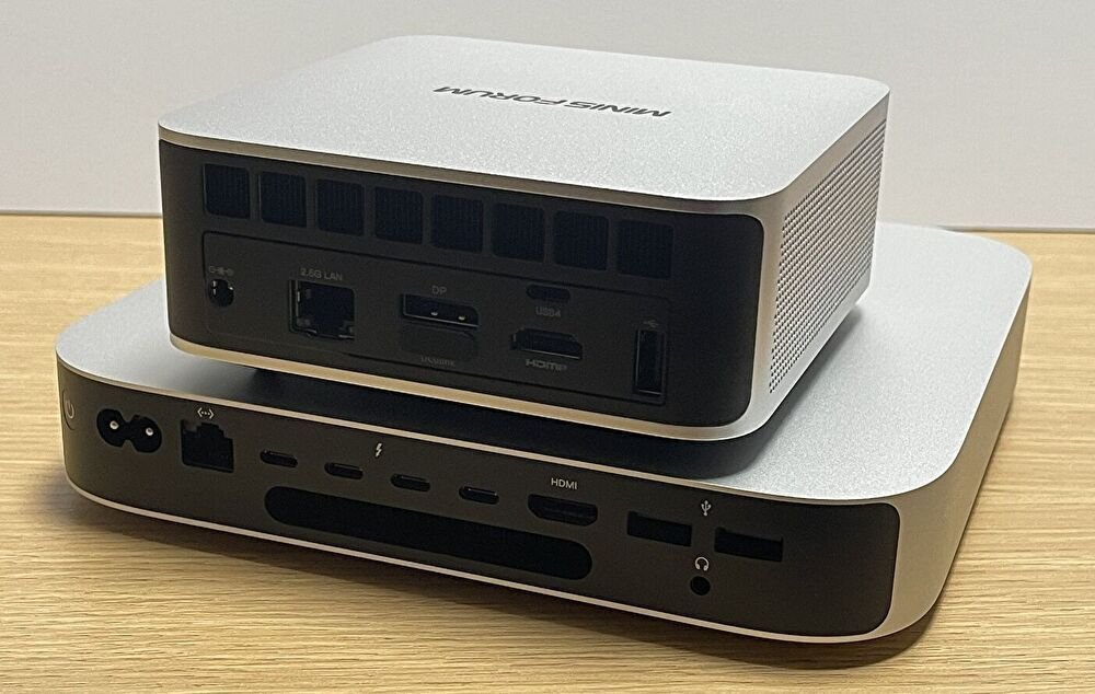 MINISFORUM AI X1、Ryzen 7 255を搭載するミニPCのスペック。実機外観