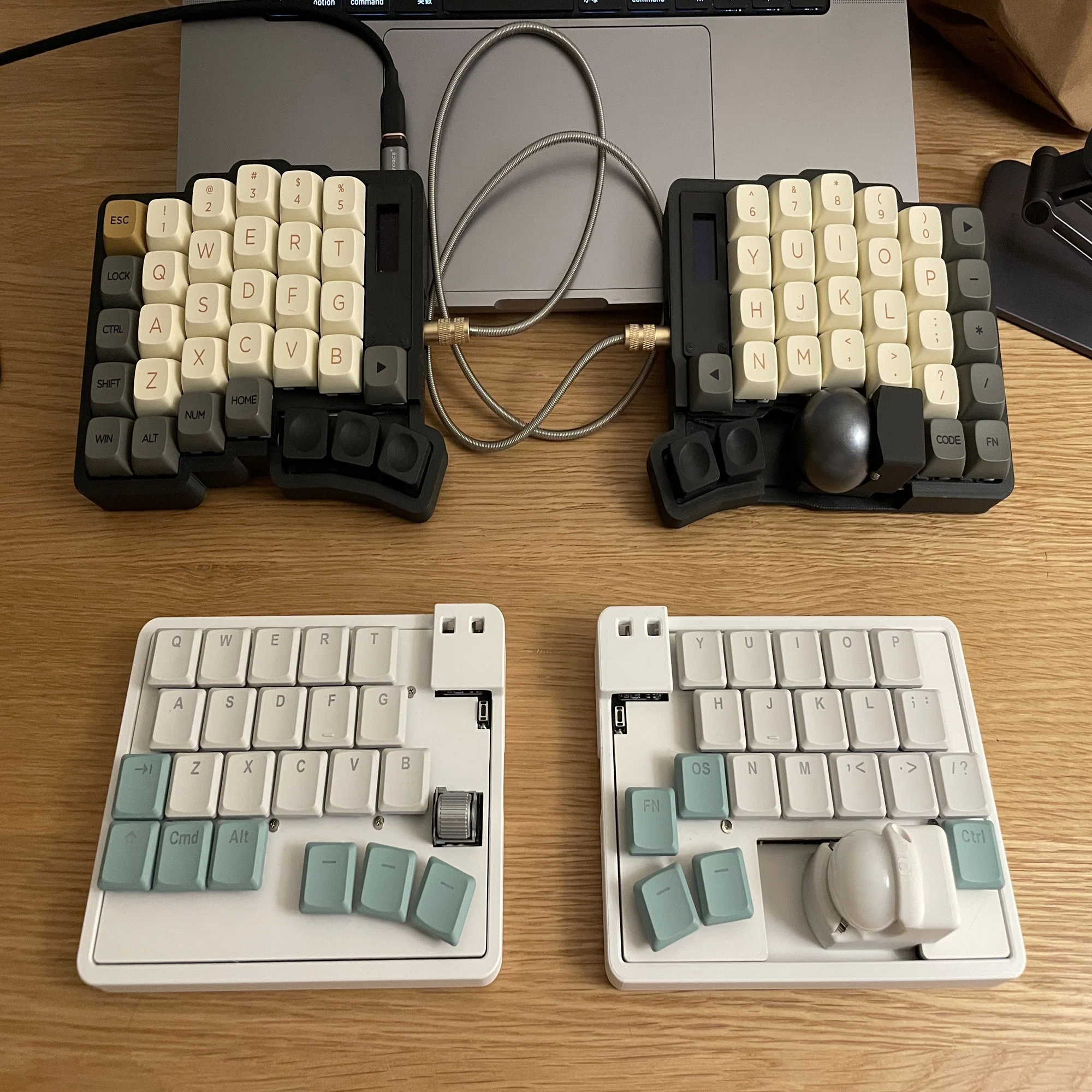 分割無線でロウスタッガード配列 キーボード 「zonkey」を触ってみた話 