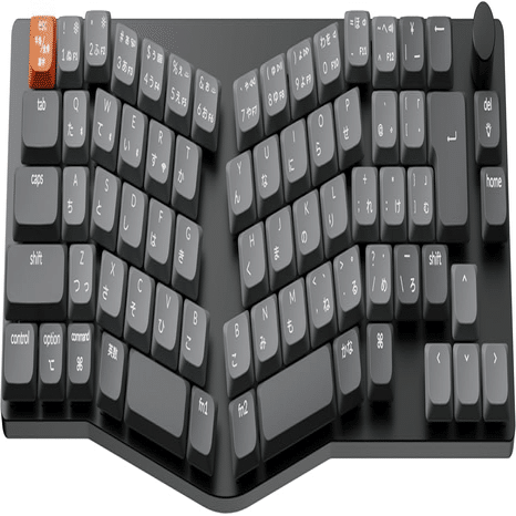 Keychron K11 Max Alice 3WAY JIS RGB ホットスワップ ロープロ (茶軸