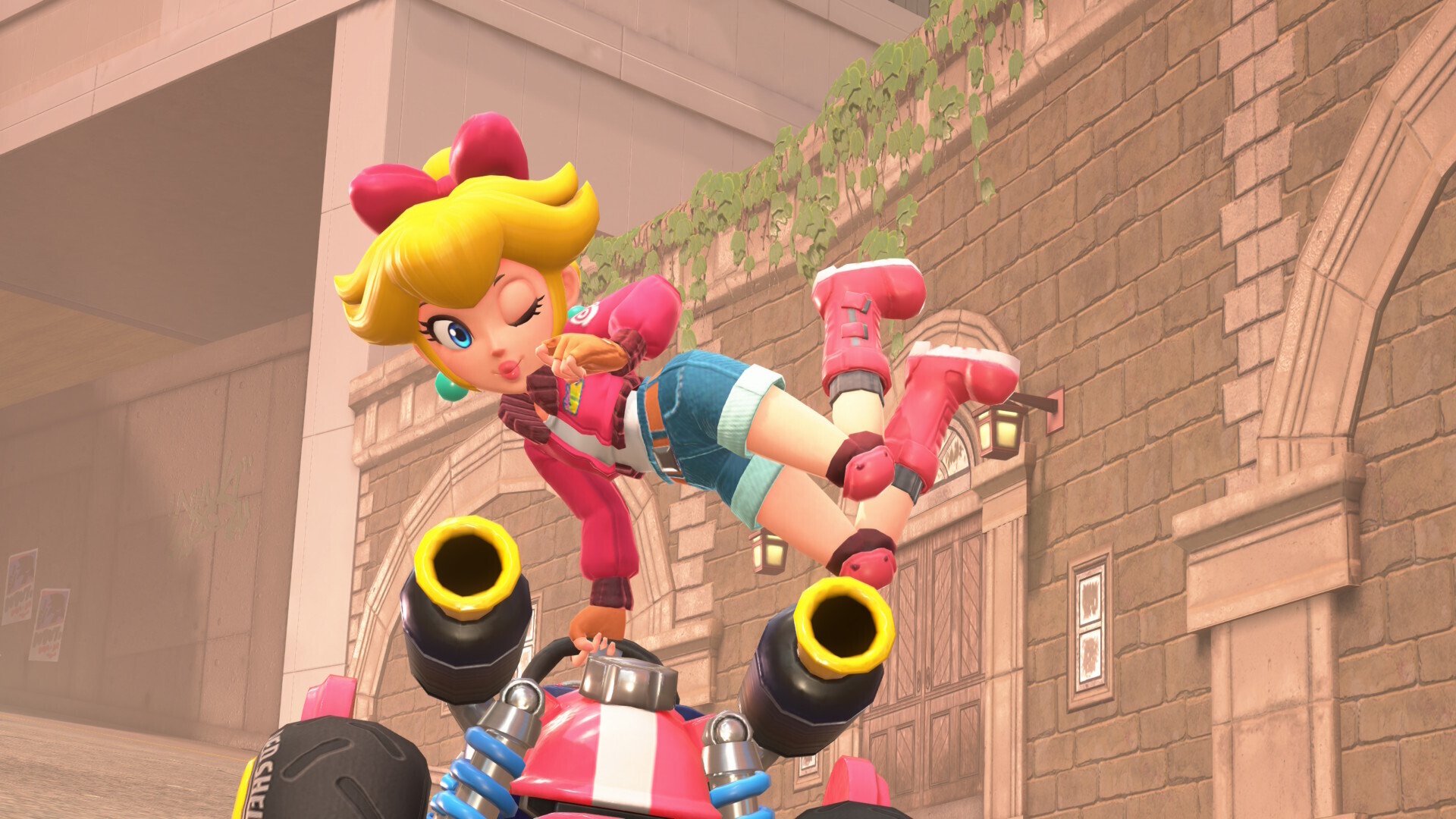 ピーチ姫写真集｜マリオカートワールド｜お茶缶