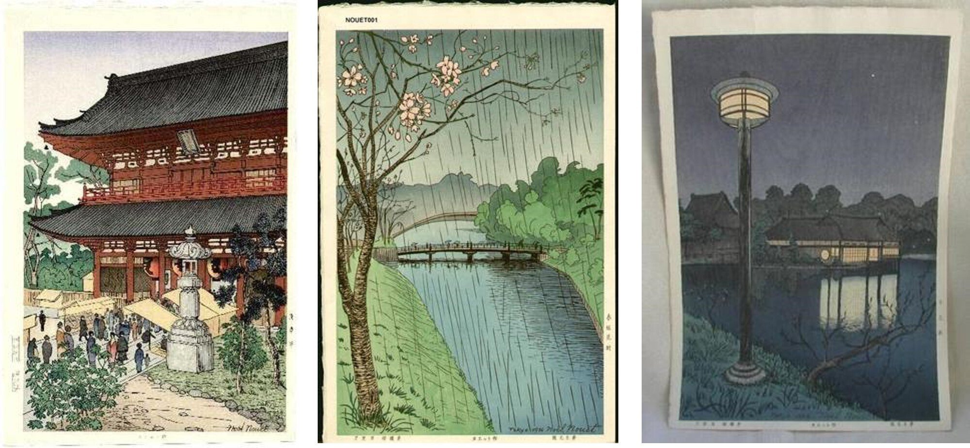 ノエル・ヌエット 「 東京 」 1946年出版 風景画 Amazon.co.jp: ノエルヌエット Noel Nouet 東京 TOKYO 挿絵本
