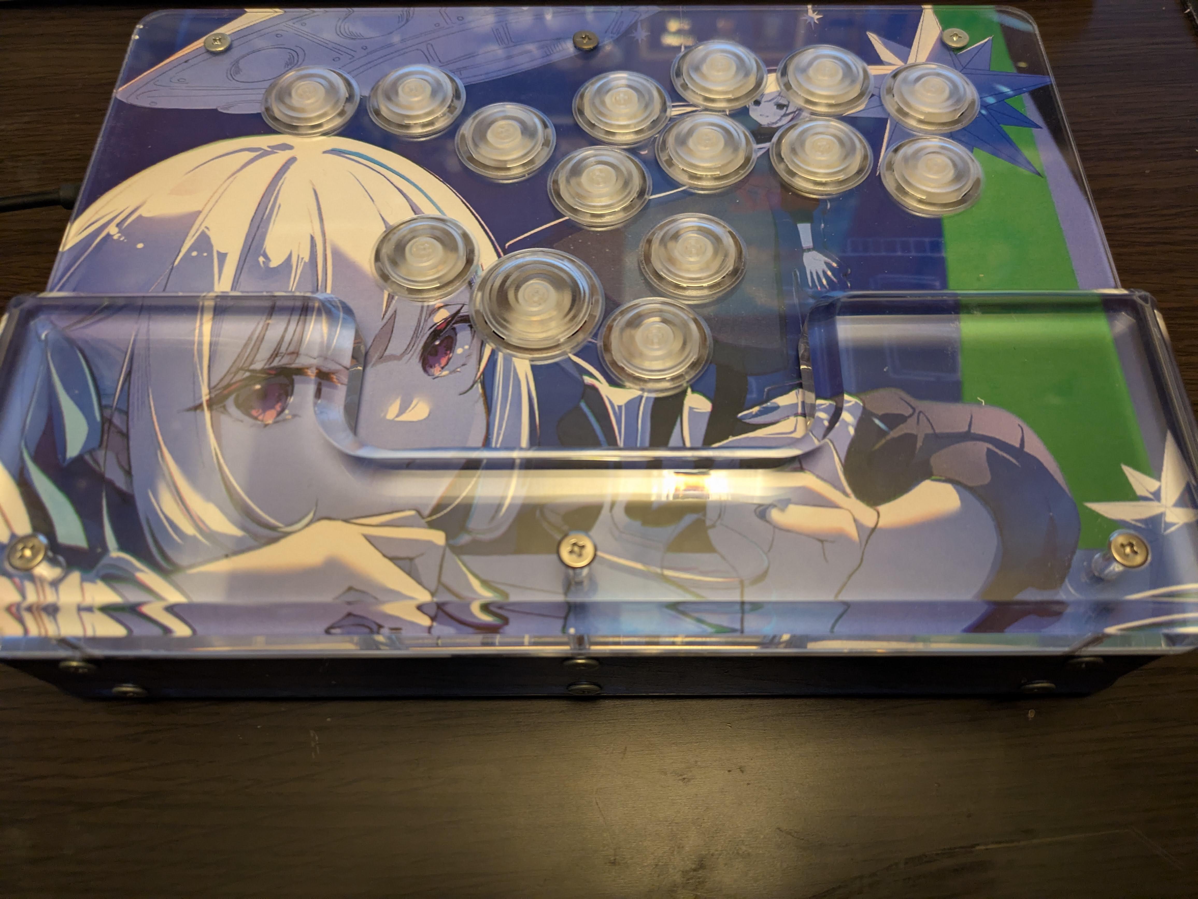 自作レバーレスに自作リストレストを付けてピアノ押しをしやすくして