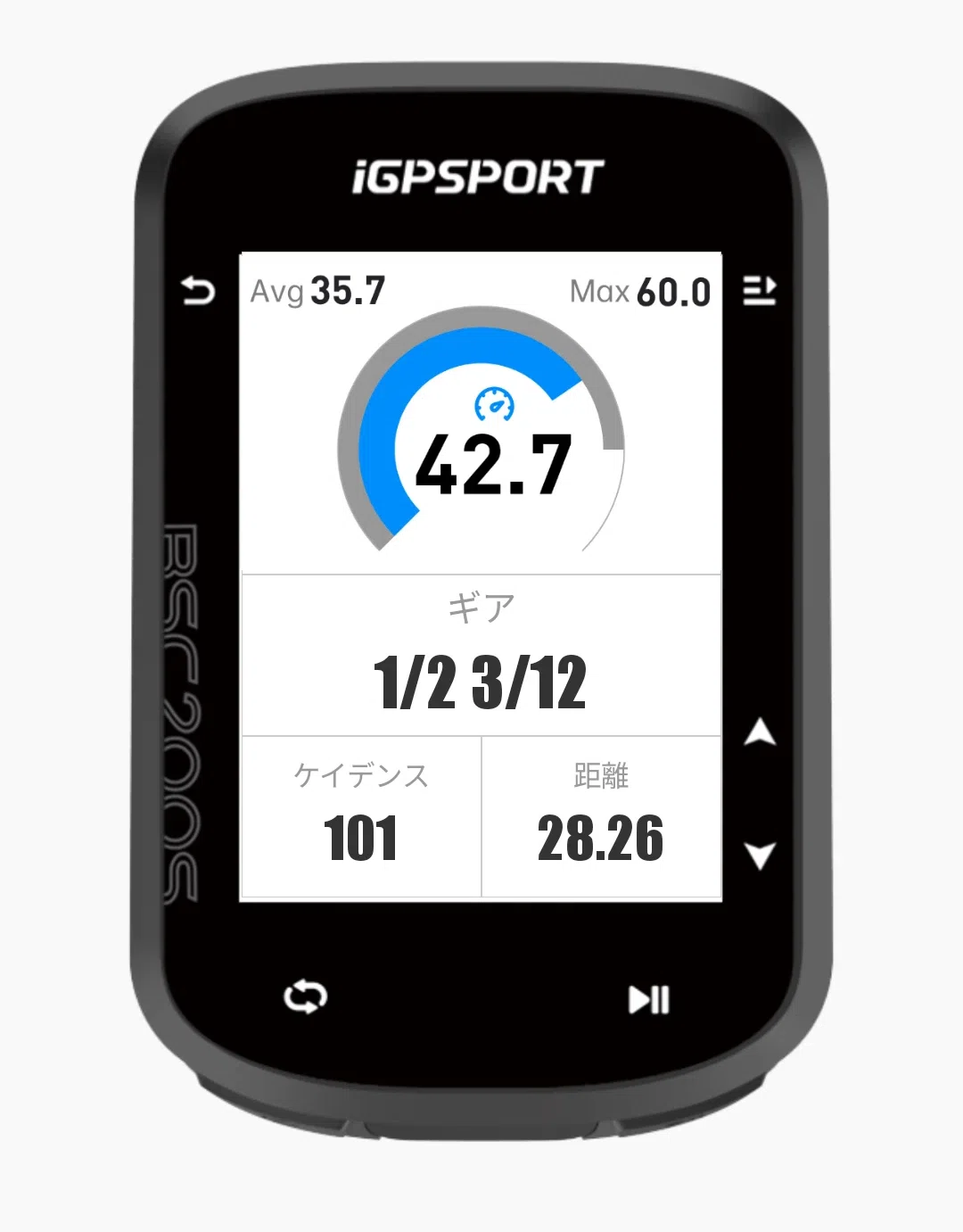 iGPSPORT BSC200S サイコン本体とスピードメーターとケイデンス iGPSPORT BSC200S ファーストインプレッション｜真