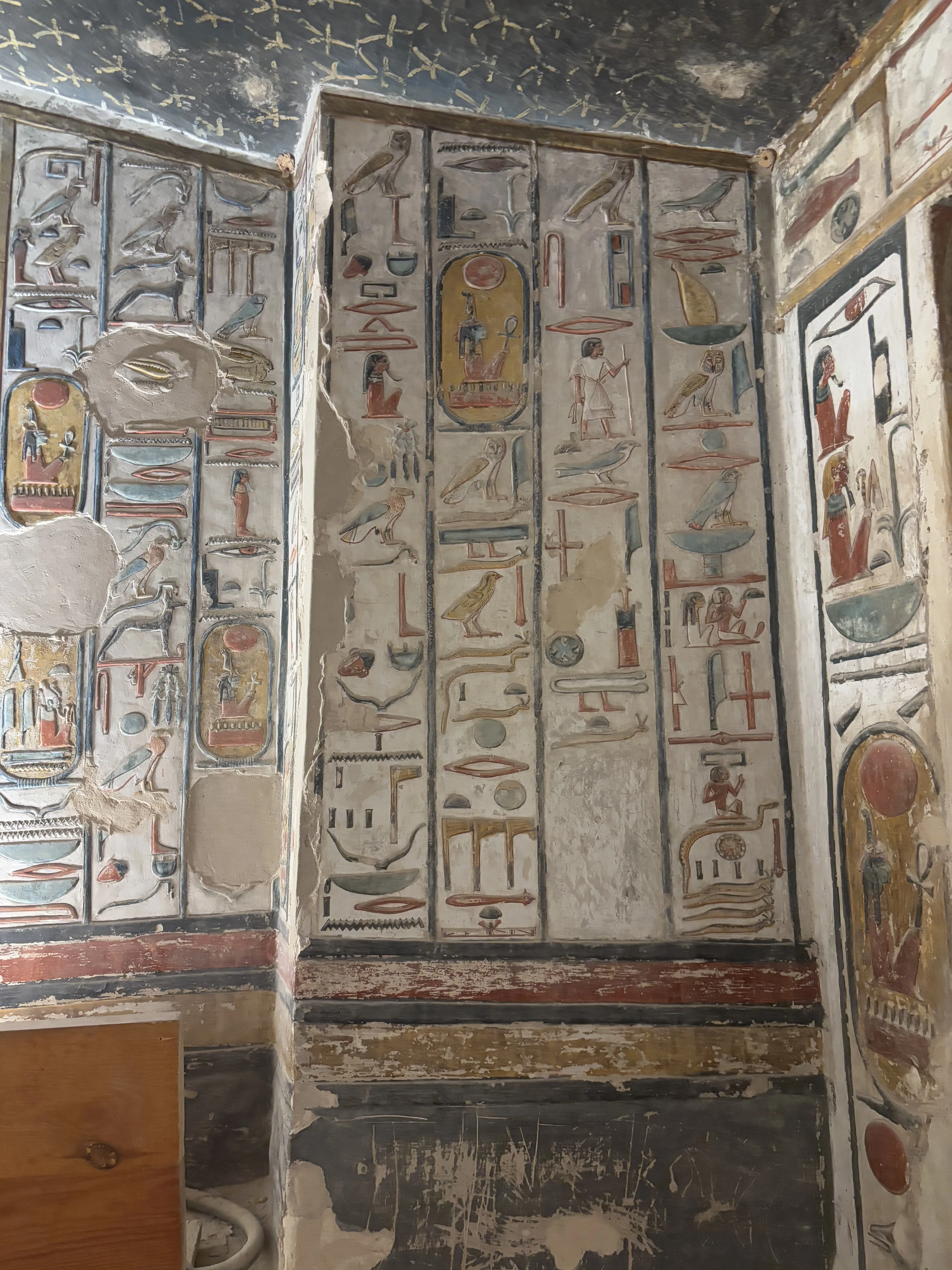 エジプト旅行記⑩王家の谷─セティ1世墓、3200年前の下絵
