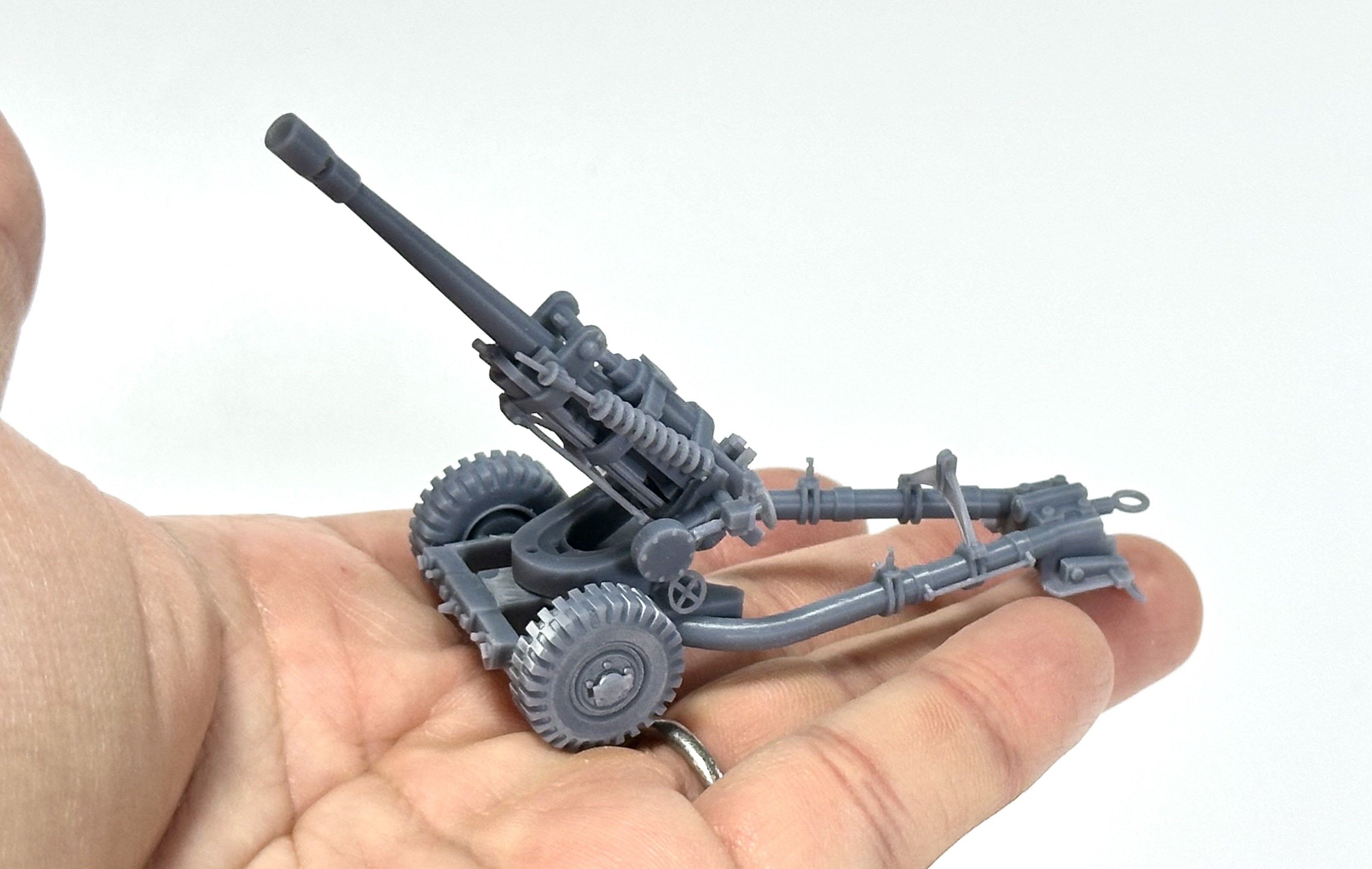 1/72 L118（M119）105mm榴弾砲を開発中｜はるさー