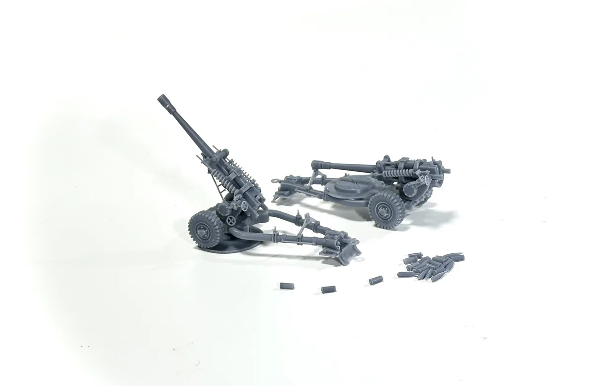1/72 L118（M119）105mm榴弾砲を開発中｜はるさー
