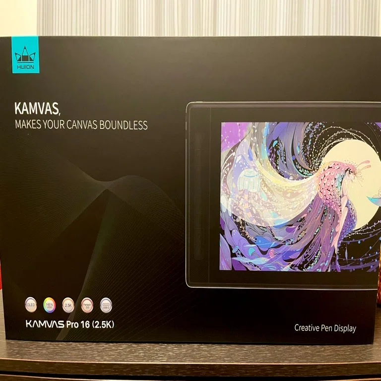 初めての液タブKamvas Pro 16 (2.5K)を買ったぞ！｜むぎまろ