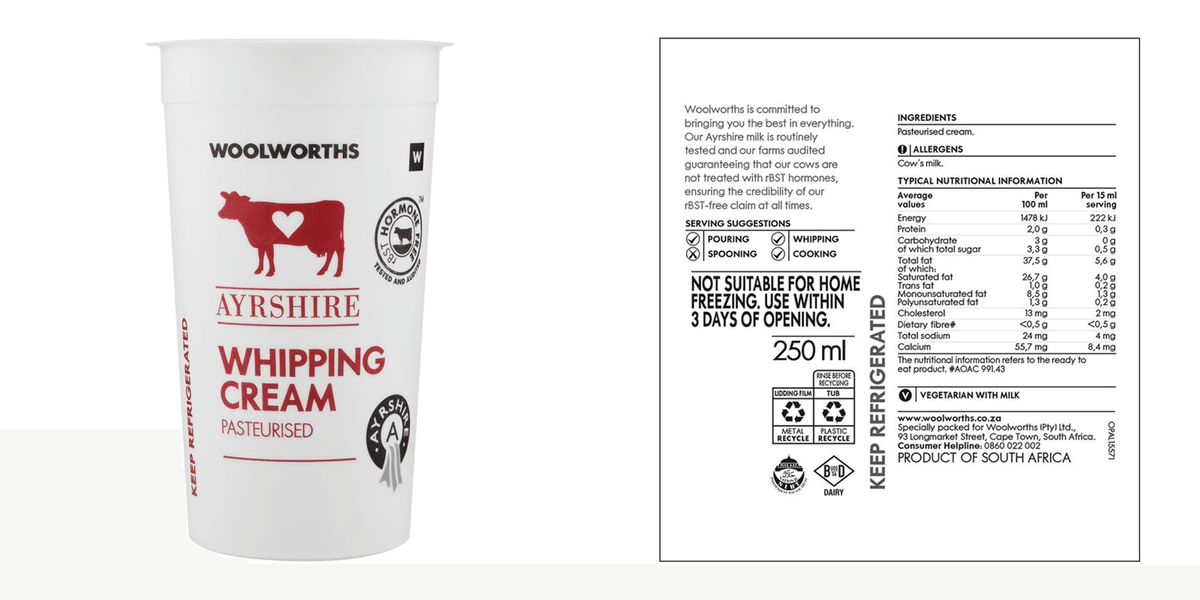 生クリームページ 南アフリカで生クリームを買う｜miku / 南アフリカ🇿🇦ダーバン