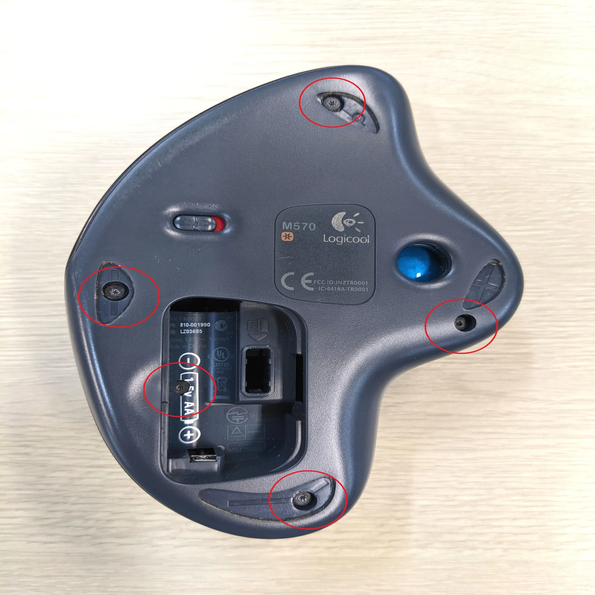 LogicoolのM570をオーバーホールする｜なごみまくり