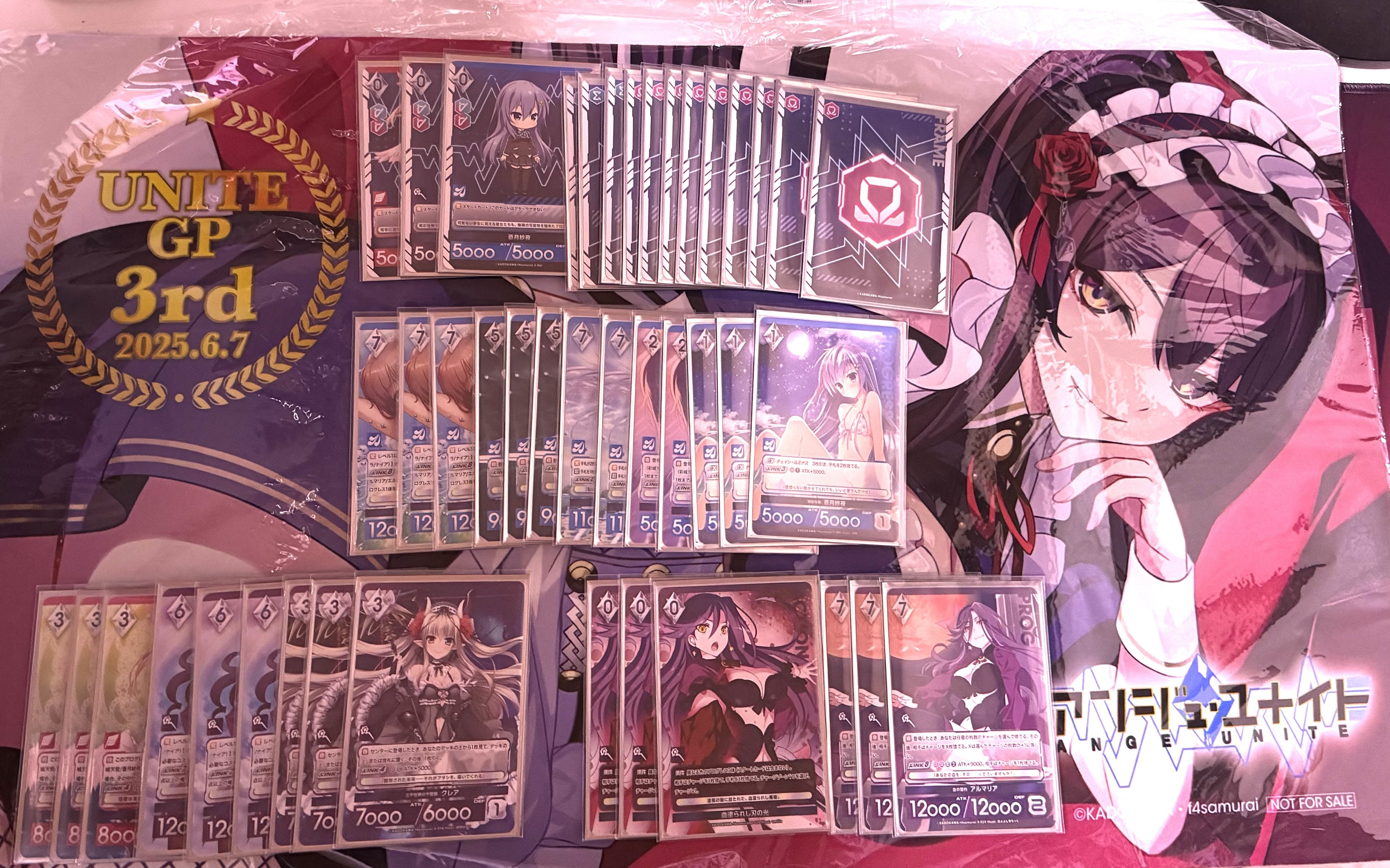 アンジュユナイト　青赤白チーム天音　セラコ天音デッキ ユナイトGP3rd】ベスト16 レポート＆デッキ解説【黒天音】｜まい