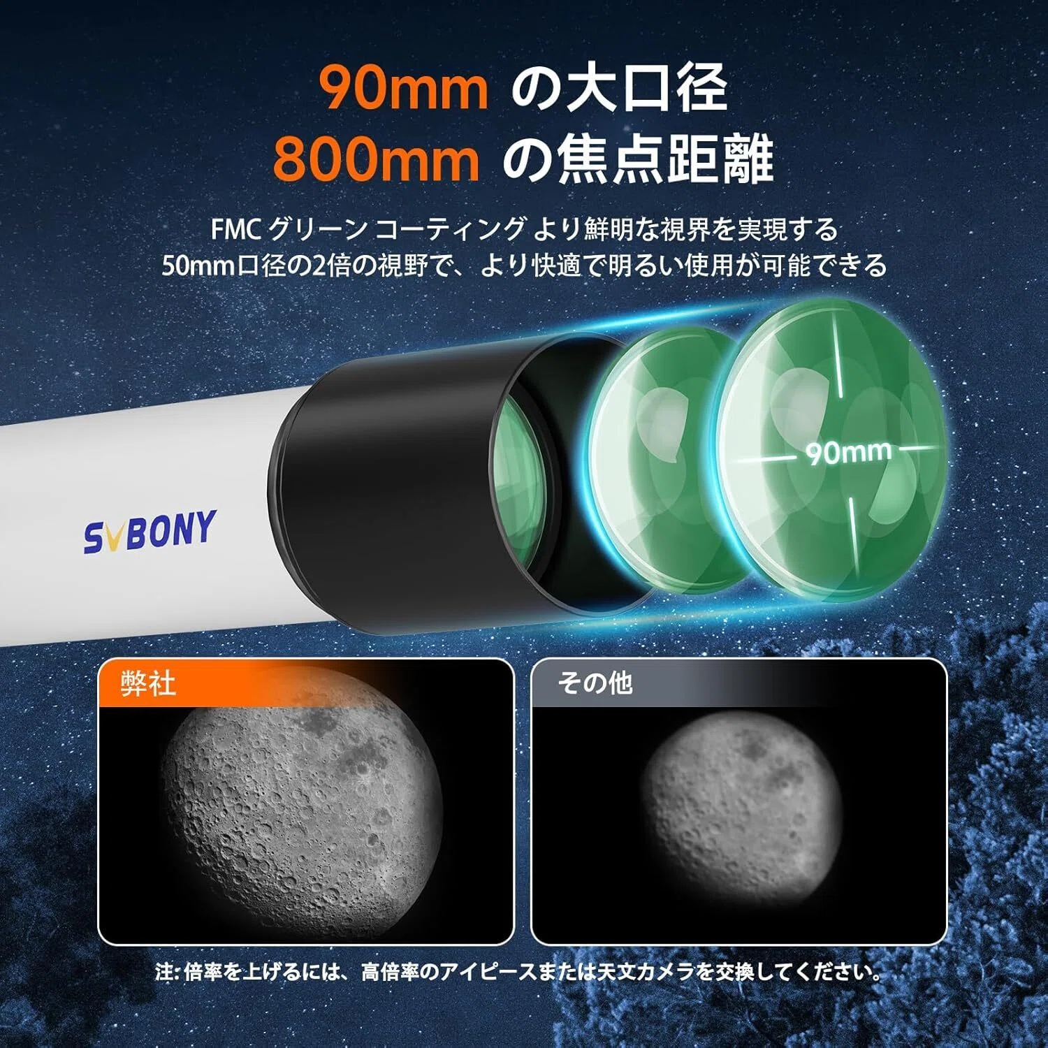 2025年の最新望遠鏡セット-SV520】初心者に最適！星空探検の旅を