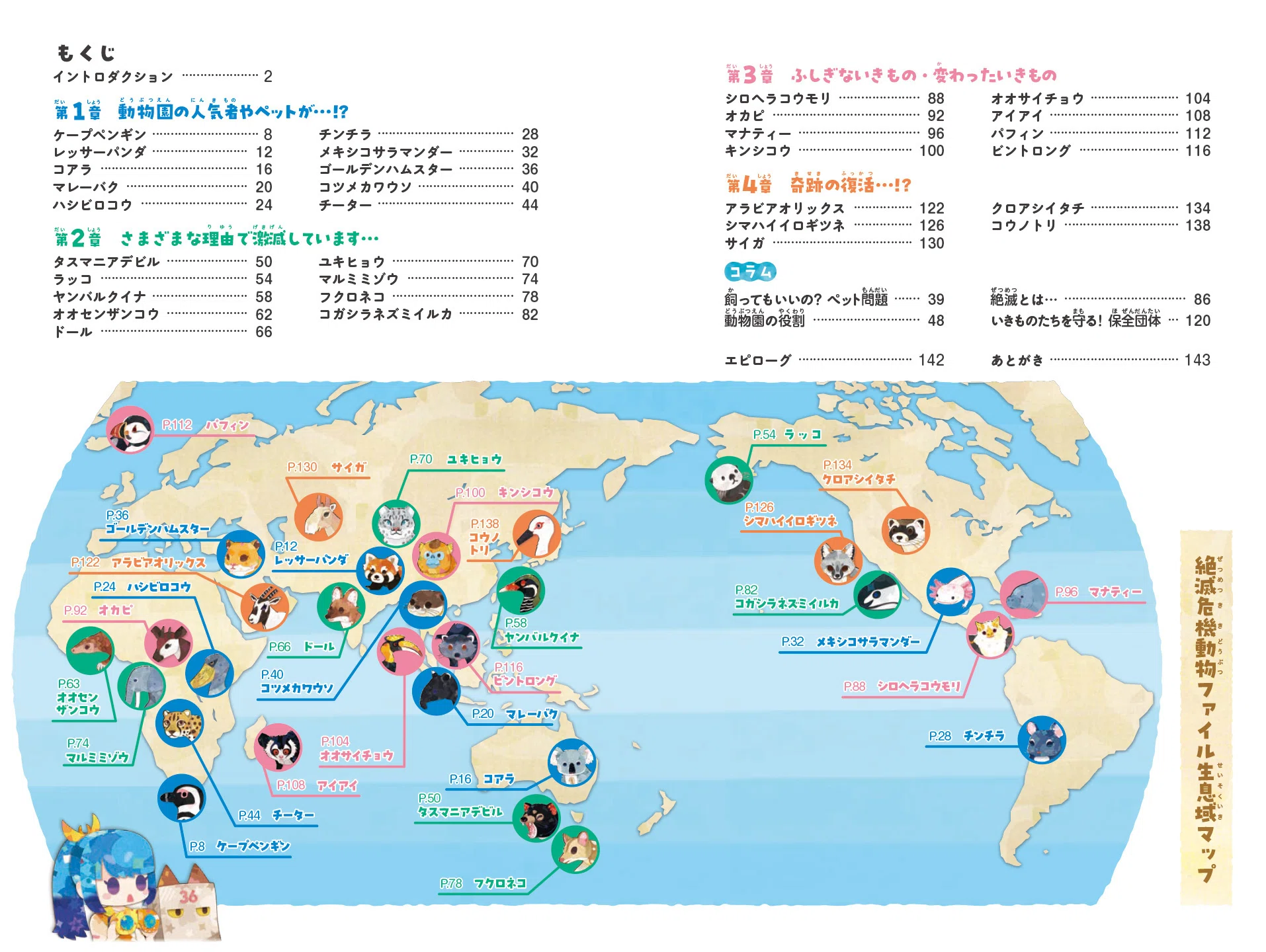書籍「絶滅危機動物ファイル」発売!!｜キクチミロ