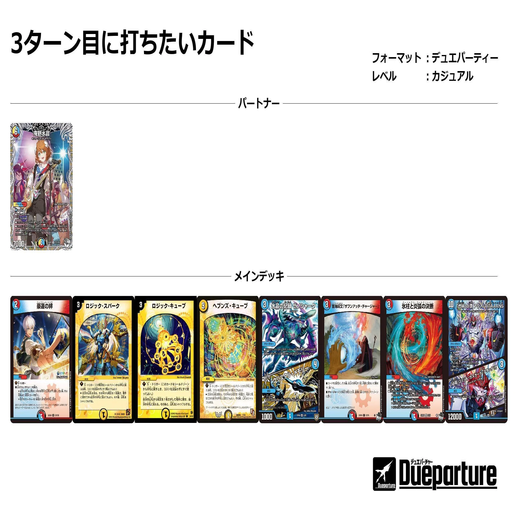 レベル2.5】聖なる音楽を奏でろ！庵野水晶パートナーデッキ紹介｜きり 