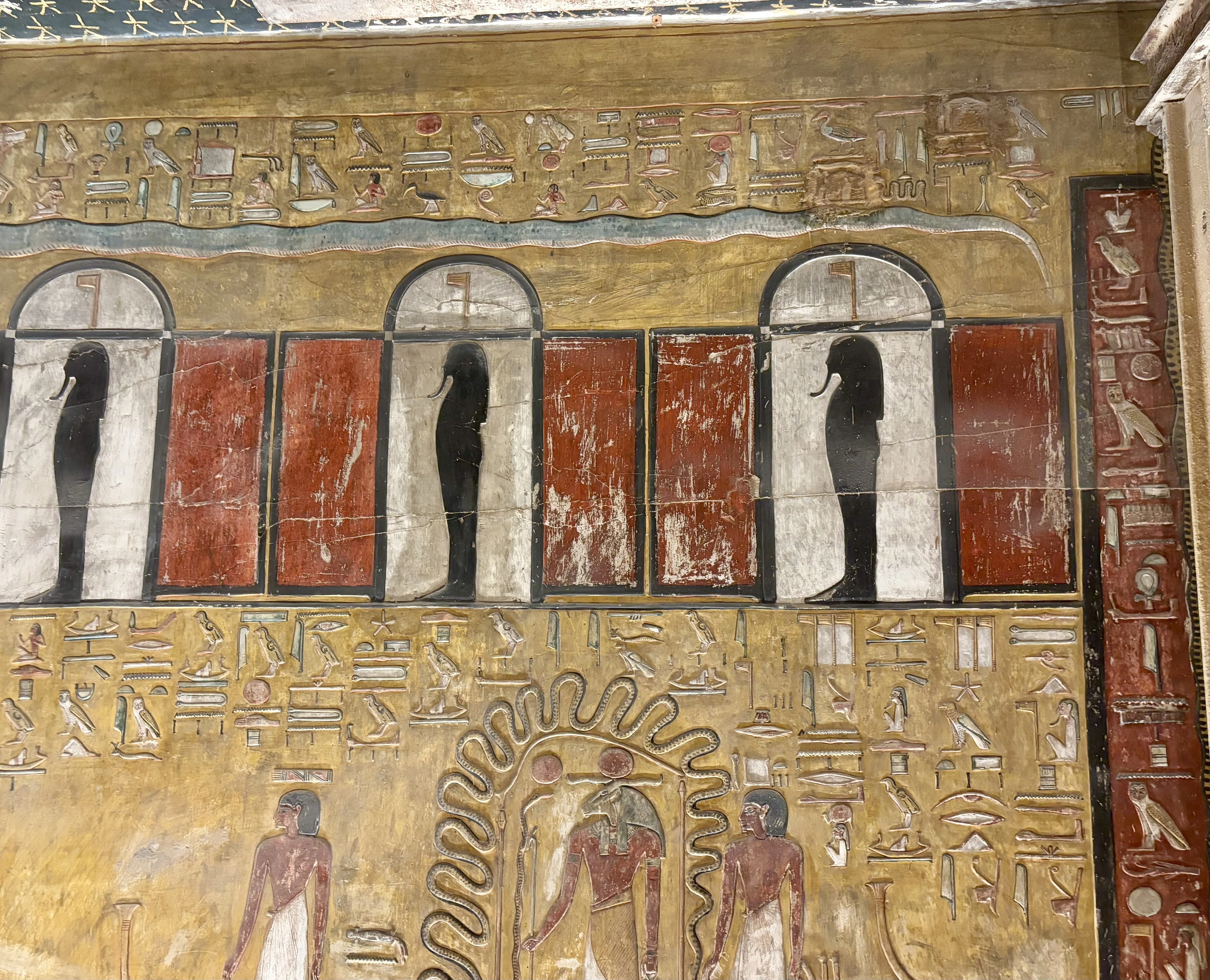 エジプト旅行記⑩王家の谷─セティ1世墓、3200年前の下絵