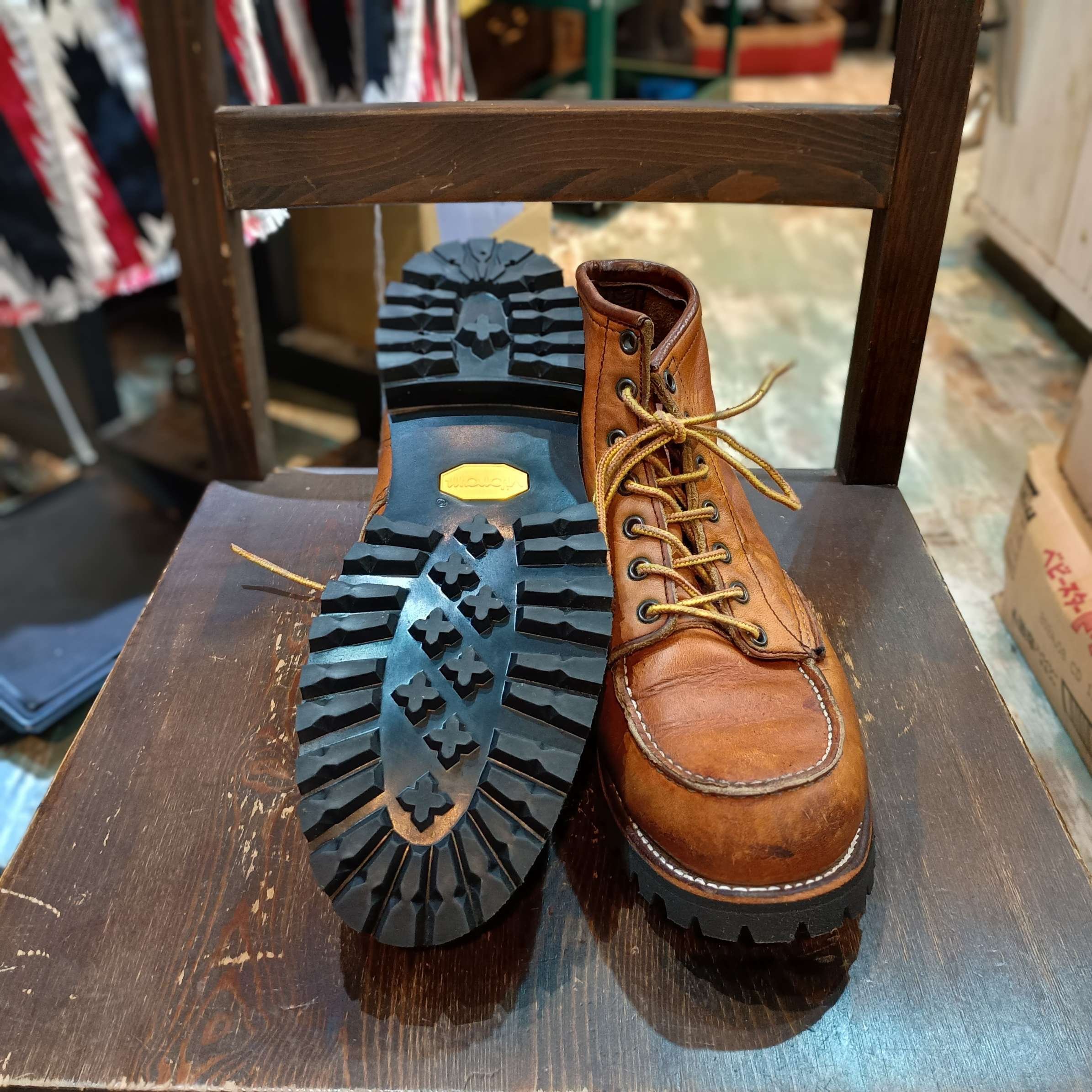 Resole/ソールカスタム】Red Wing#875+vibram#132｜CREA Repair