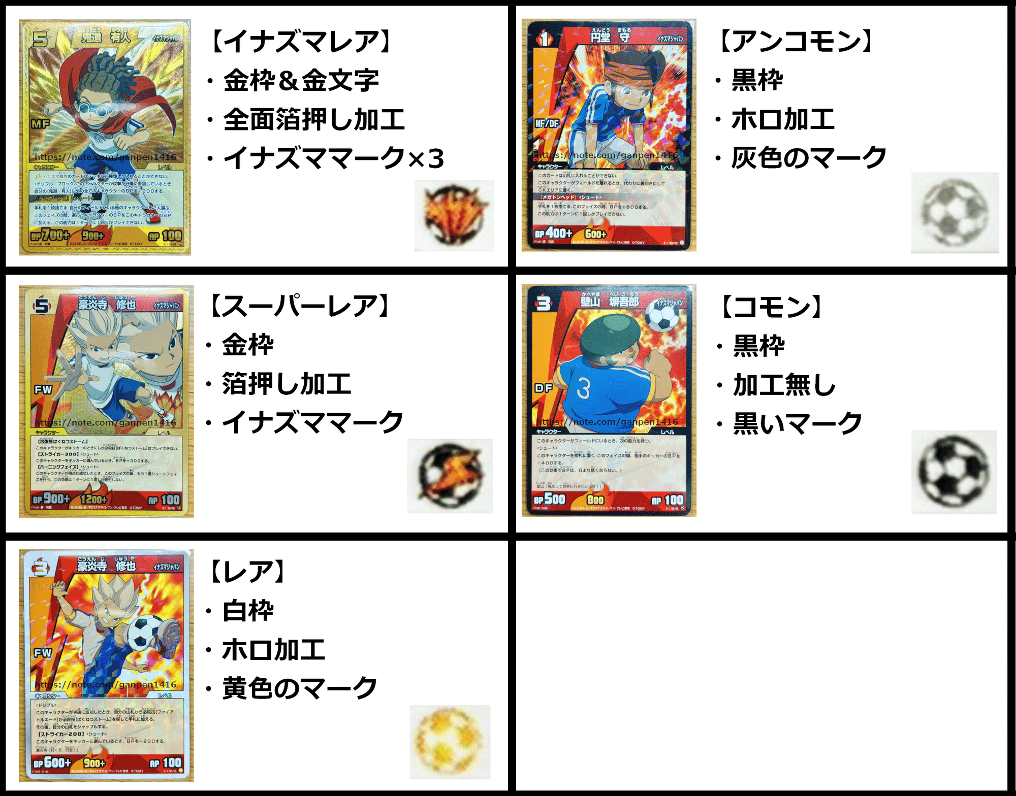 イナズマイレブンTCGレアリティ&遊び方|夜魅 イナズマイレブンTCGレアリティ&遊び方|夜魅