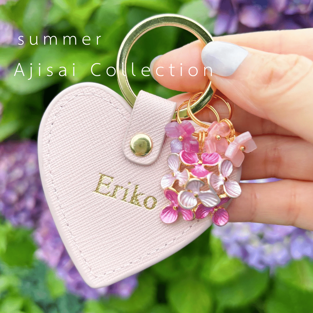 No.58 ハート型リングケース＆蝶のお花畑♡キーホルダー No.58 ハート型リングケース＆蝶のお花畑♡キーホルダー 【公式通販】