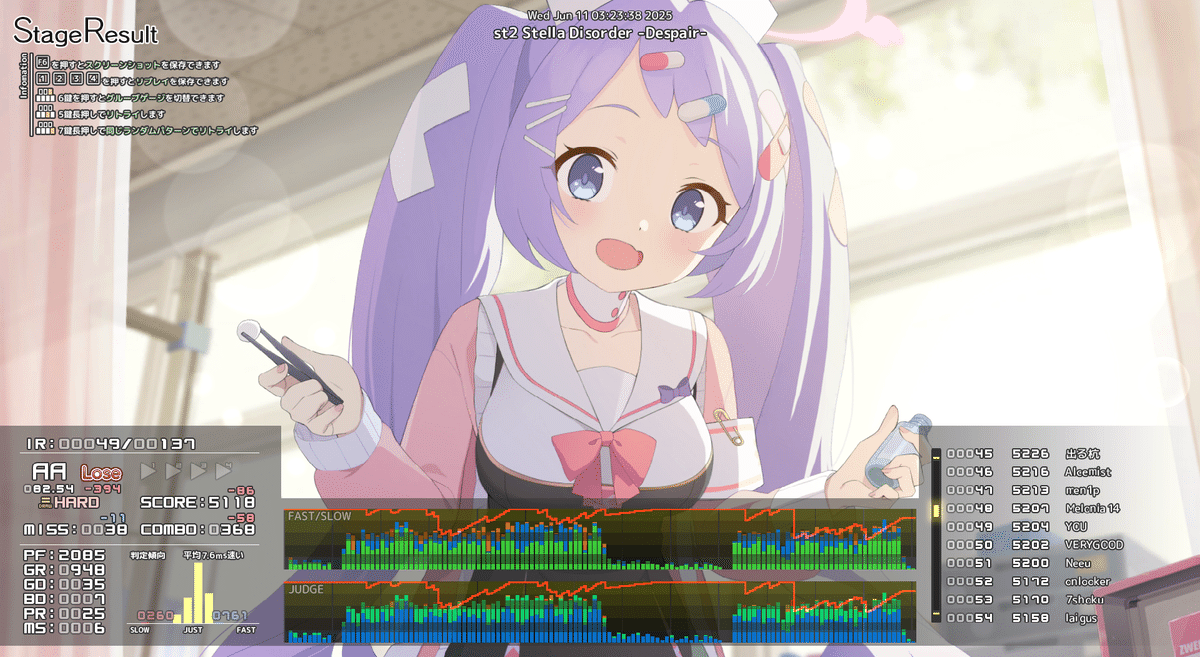 音ゲー日記20250611｜GRASS