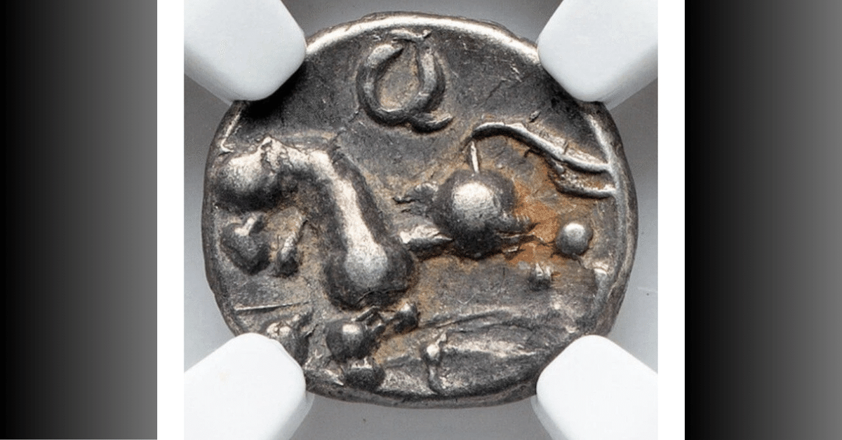 マ*ム様 古代ローマ ガリア・ルグドゥネンシス属州 ハエドゥイ族 クィナリス銀貨 マ*ム様 古代ローマ ガリア・ルグドゥネンシス属州 ハエドゥイ族