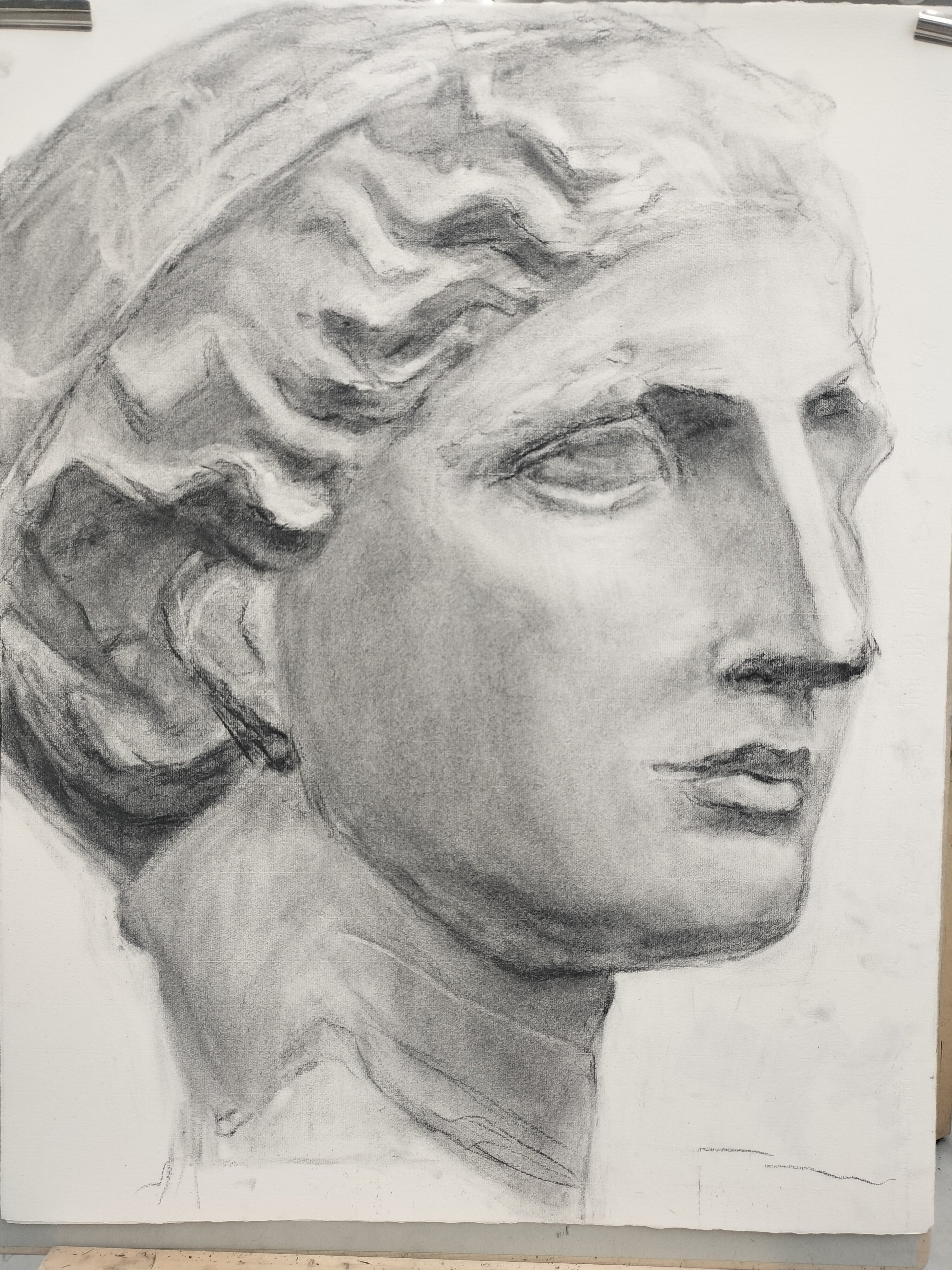 スクーリング 石膏木炭デッサン ｜𝕜𝕚𝕨𝕚(ソフィ)