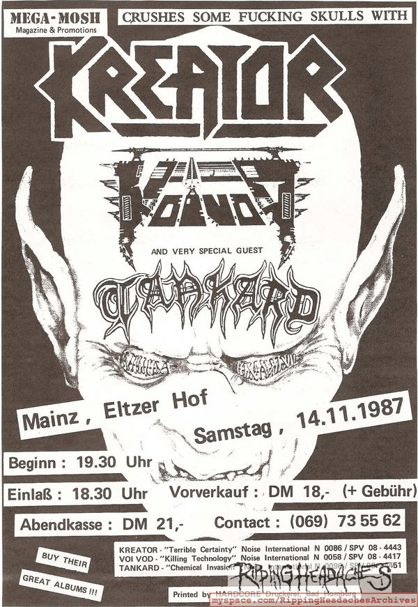 連載：メタル史 1987年⑤VOIVOD / Killing Technology