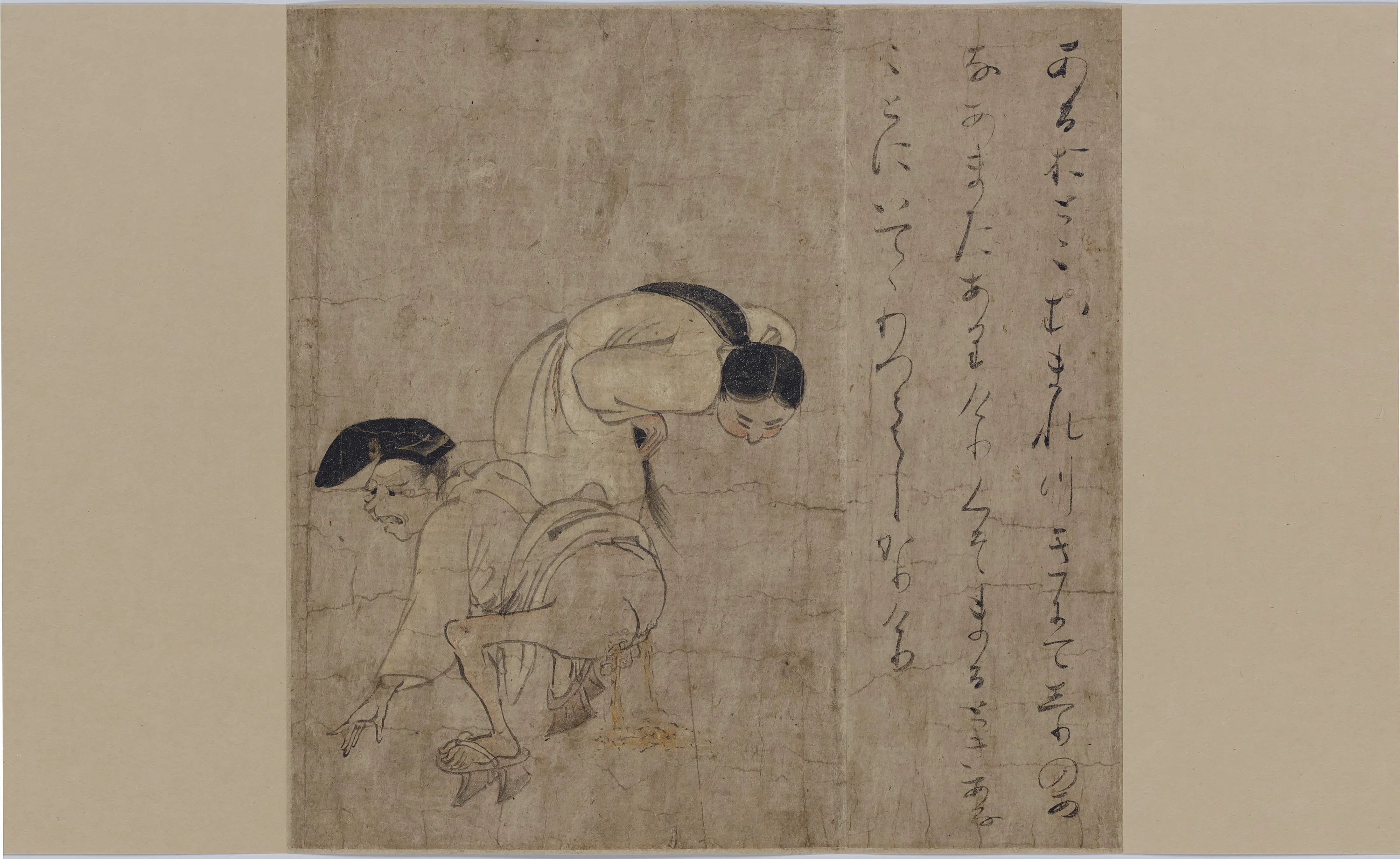 平安時代 病草子 後白河法皇 六道絵 模写 レプリカ 仏教美術 骨董 古