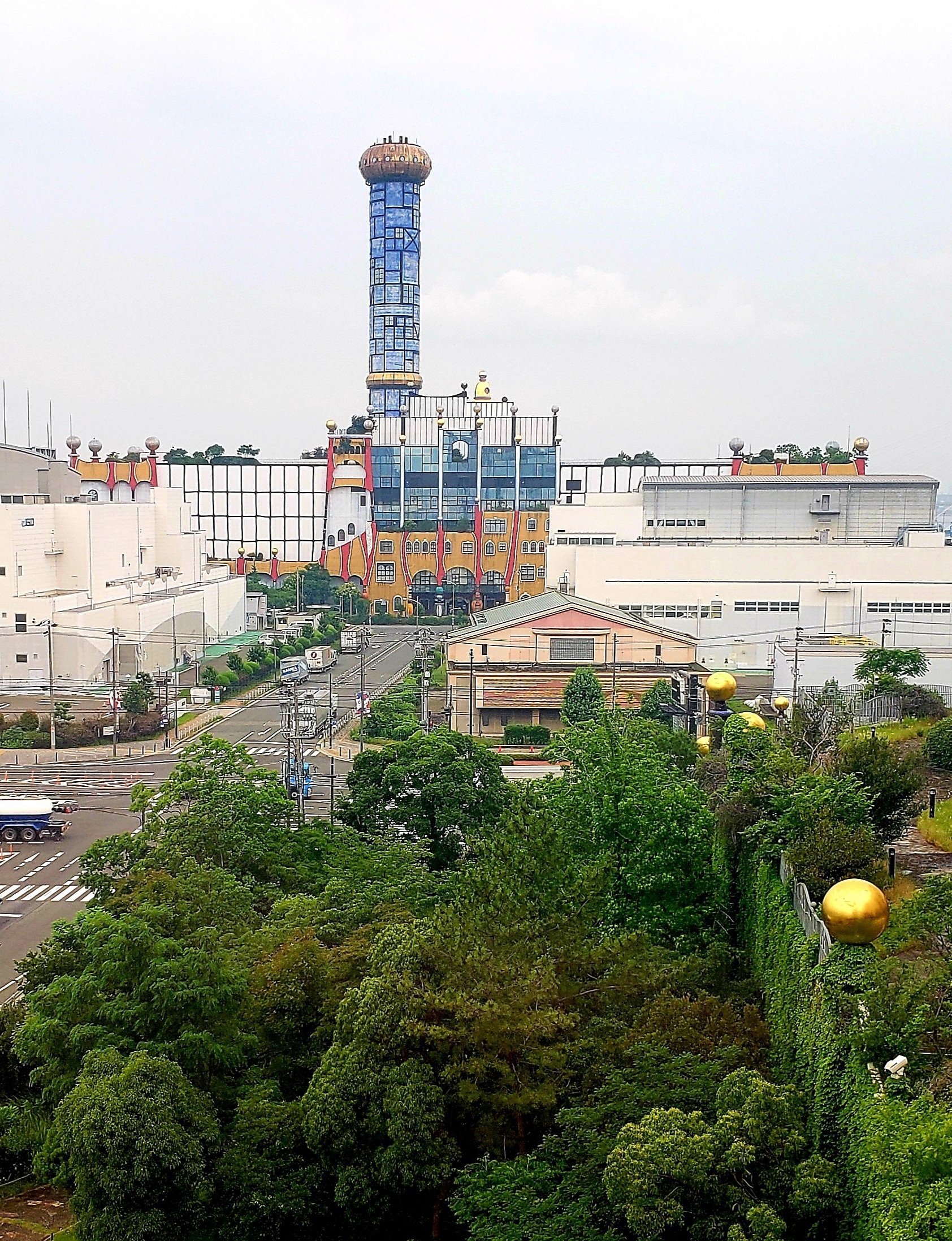 舞洲工場見学記念　缶バッジ　ポストカード 舞洲工場見学記念 缶バッジ ポストカード フンデルトヴァッサー