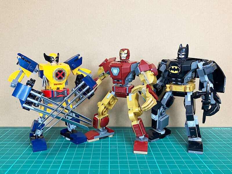 レゴで遊ぶ。【LEGO】スーパー・ヒーローズ・メカスーツ・シリーズ