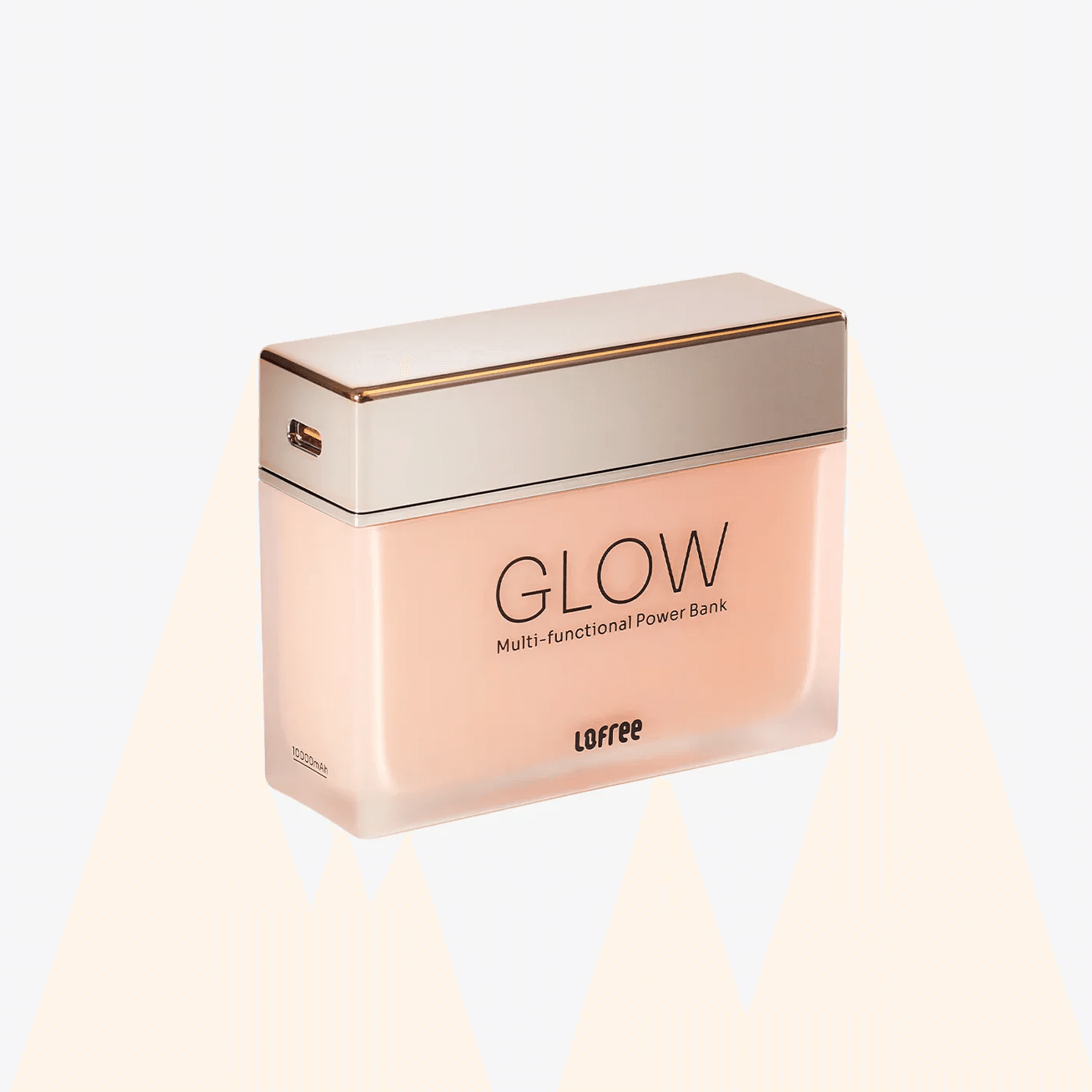 Lofree Glow Power Bank 10,000mAh 22.5W コンパクト (Rose Fume