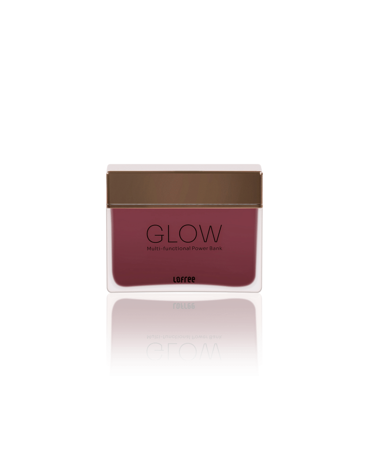 Lofree Glow Power Bank 10,000mAh 22.5W コンパクト (Rose Fume