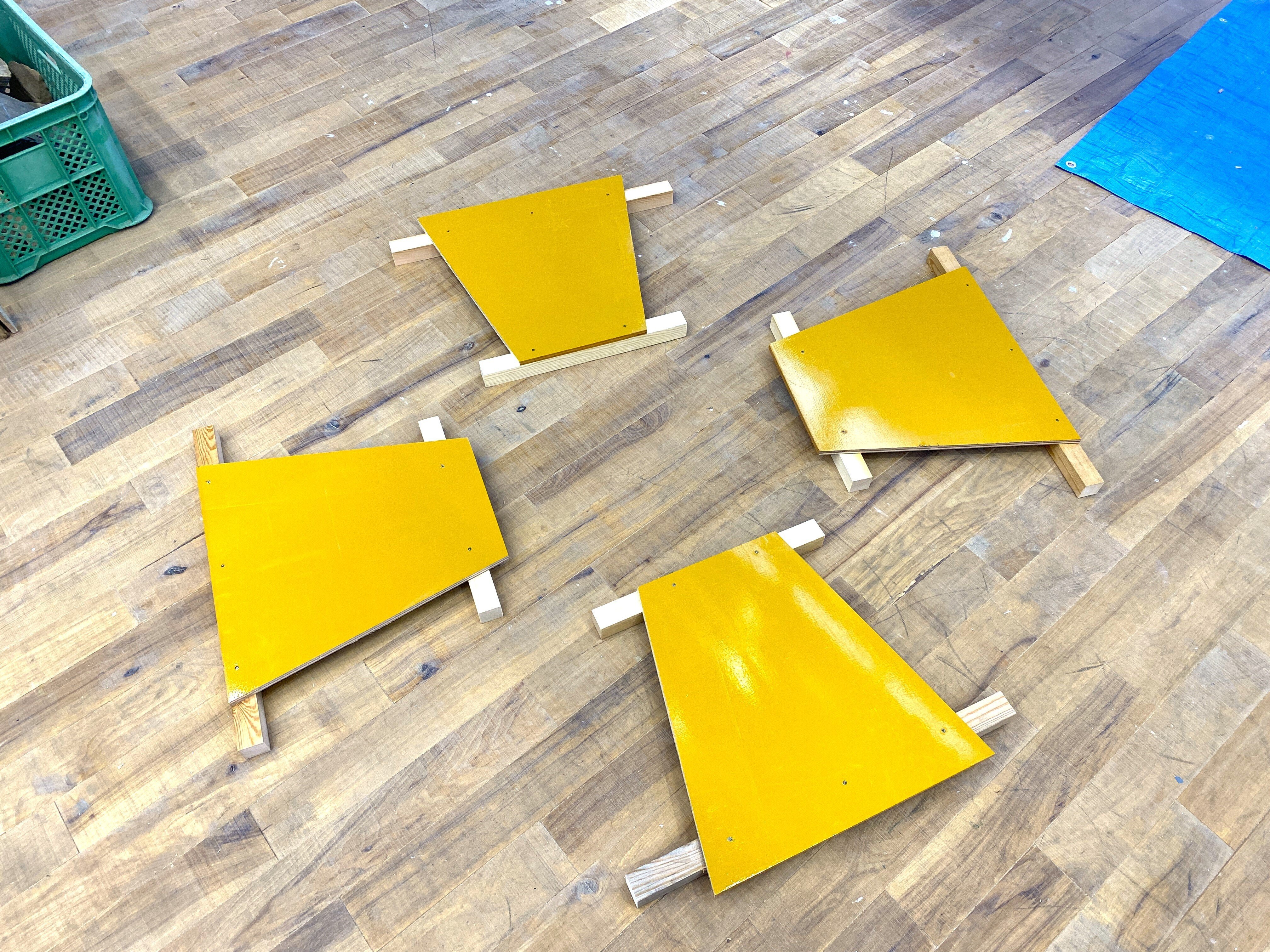 オブジェの台座制作が進んでいます！｜Megrass Garden Nagoya