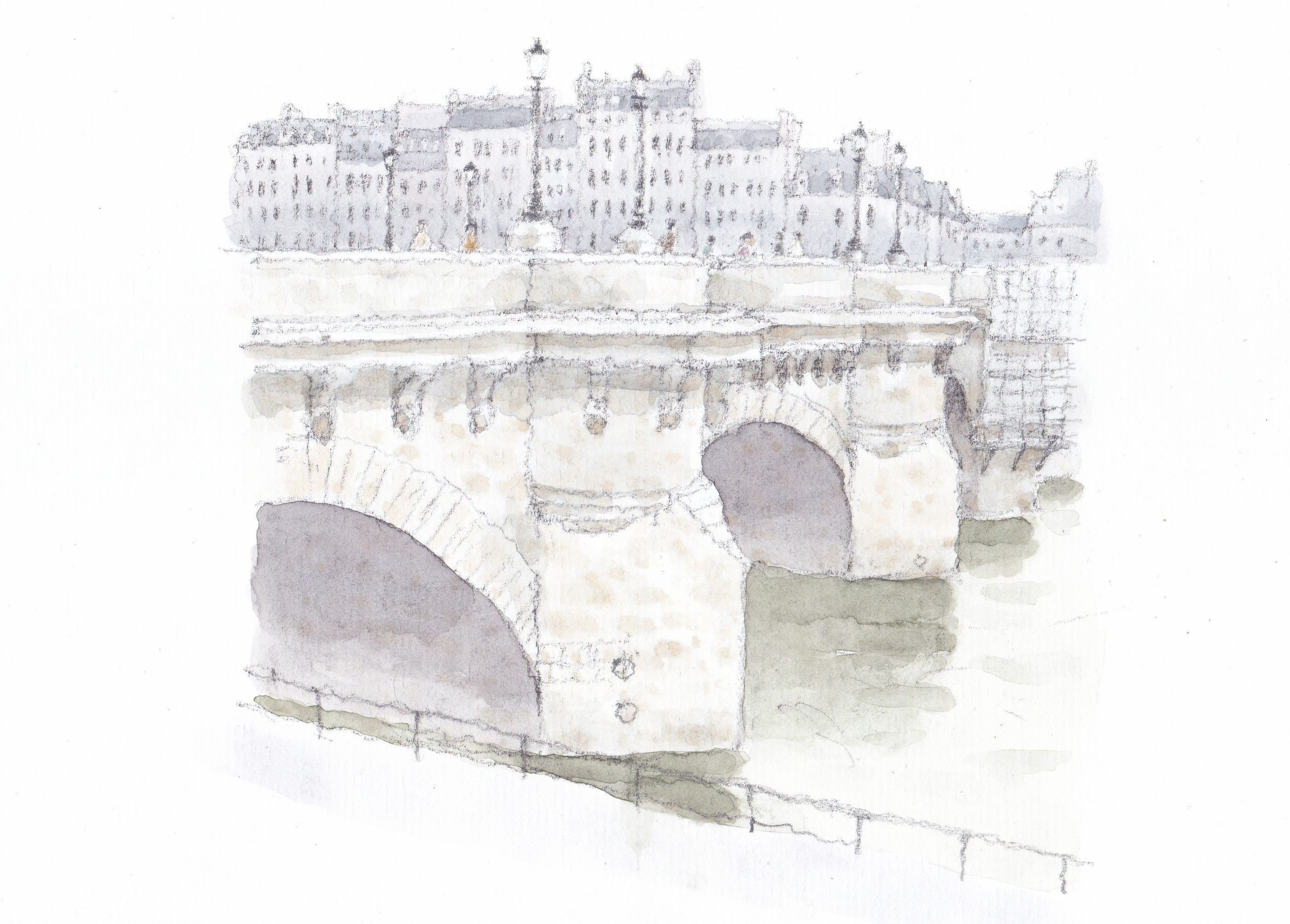 古い旅の絵」#46 フランス ③ （France ③）｜isoBe seisaku