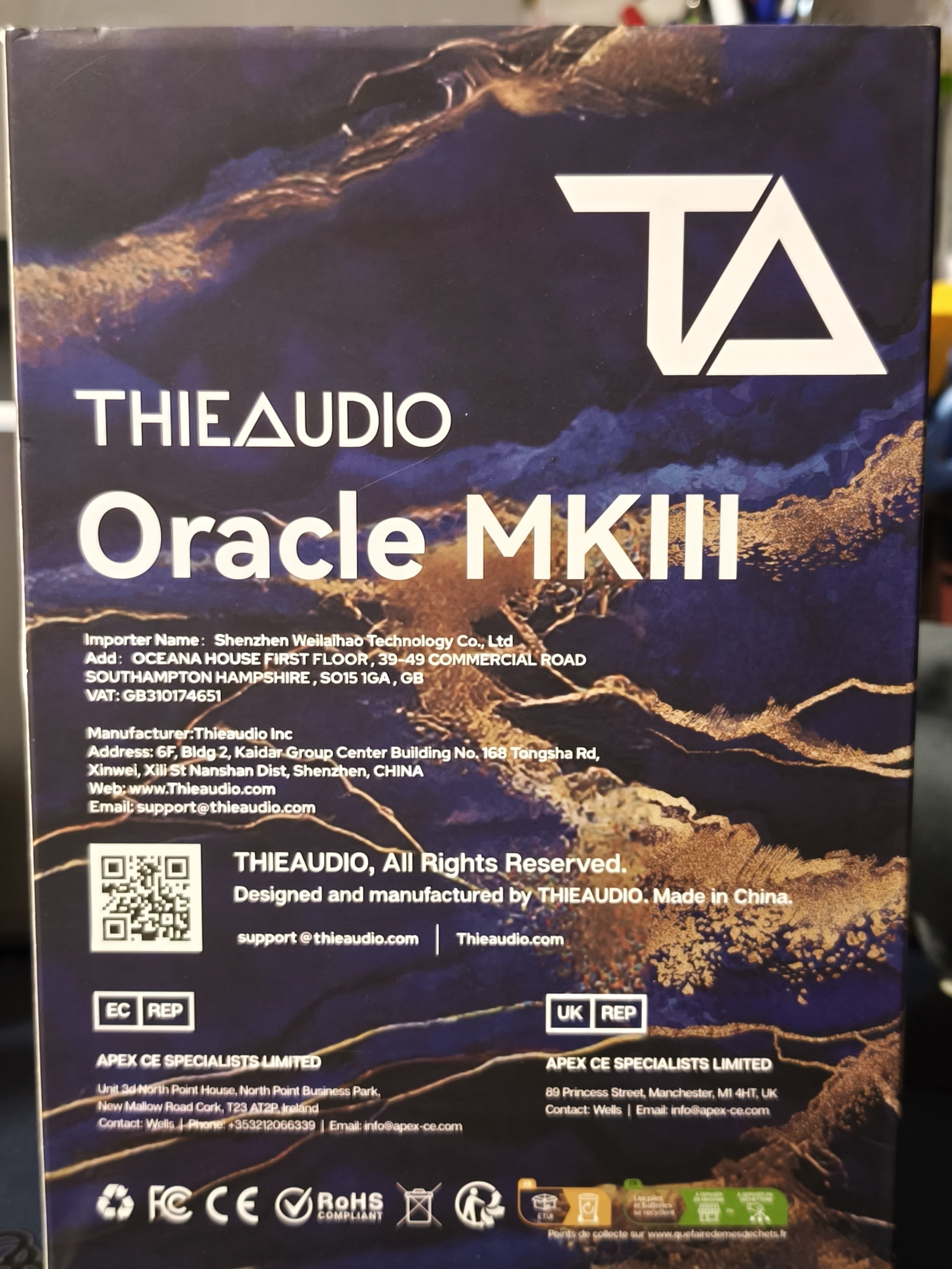 THIEAUDIO Oracle MkⅢ レビュー｜音のいろえんぴつ