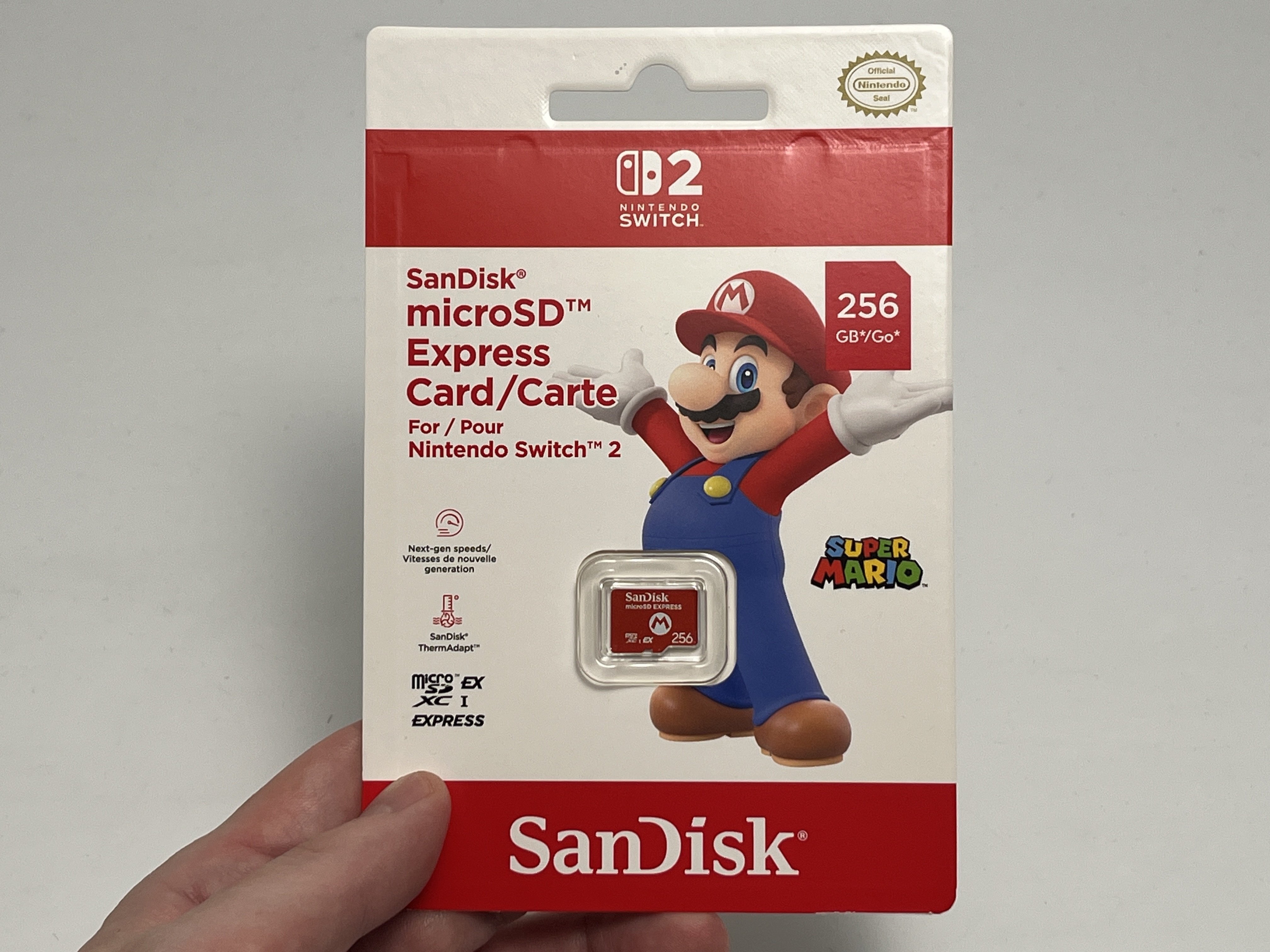 Switch2のmicroSD Express Cardは買わなくても良かったと思う
