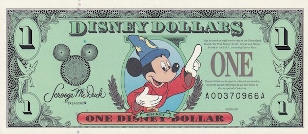 ディズニーダラーの買取相場は？25周年・65周年・100周年記念の