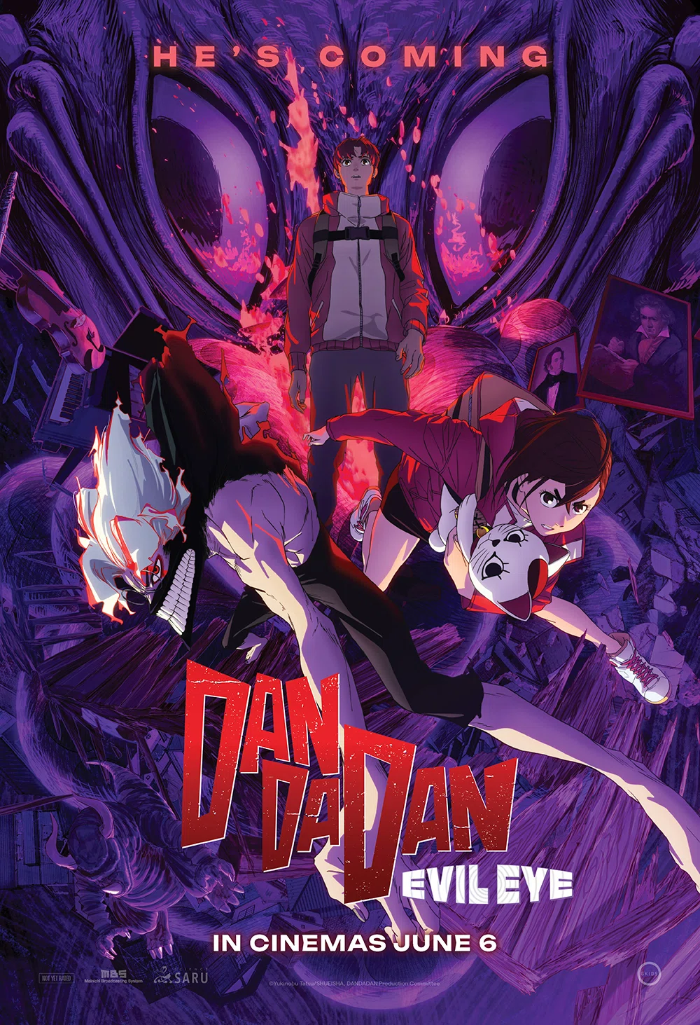 Anime dandadan ダンダダン アニメ ポスター 注目 アメリカで
