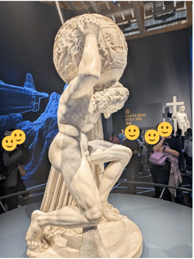 ファルネーゼのアトラス 高さ60cm Farnese Atlas ファルネーゼのアトラス 高さ60cm Farnese Atlas - メルカリ