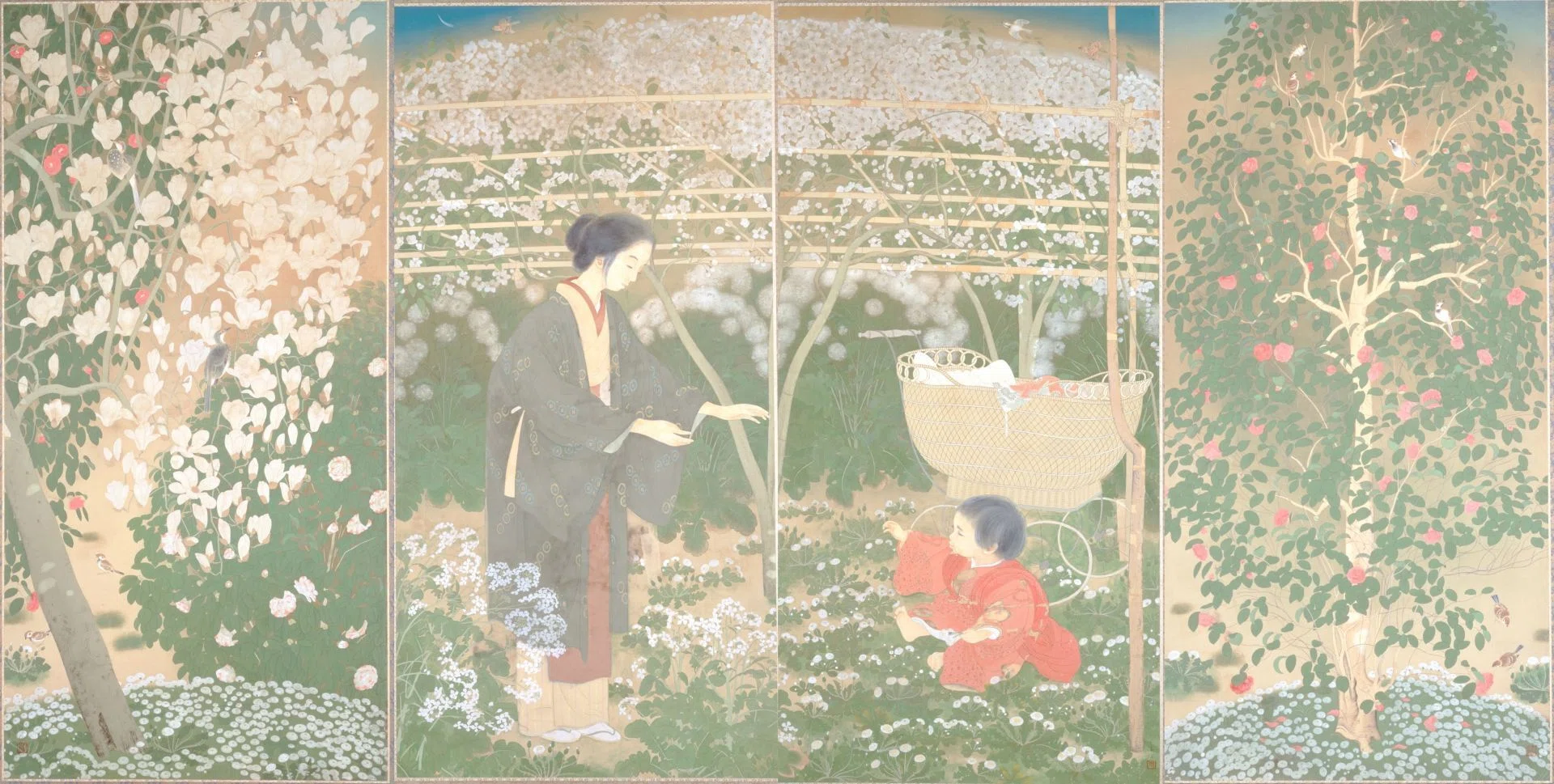 作品一覧】土田麦僊《春》｜講談社野間記念館