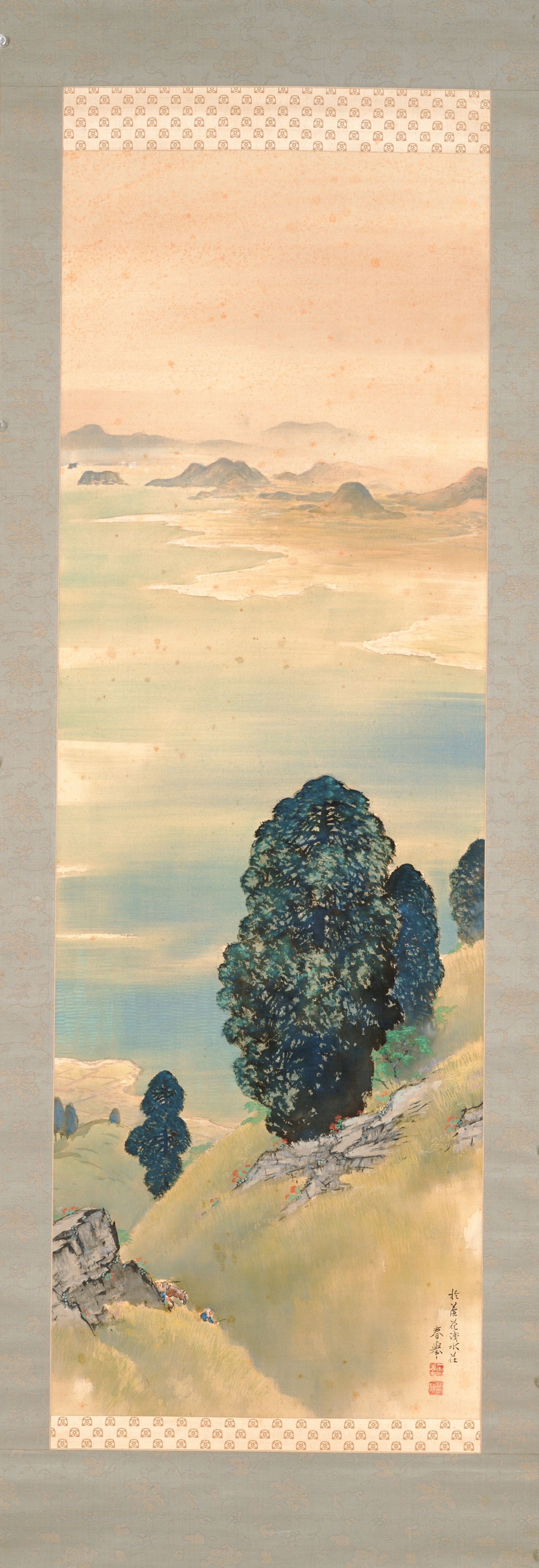 作品一覧】山元春挙《琵琶湖春色図》｜講談社野間記念館