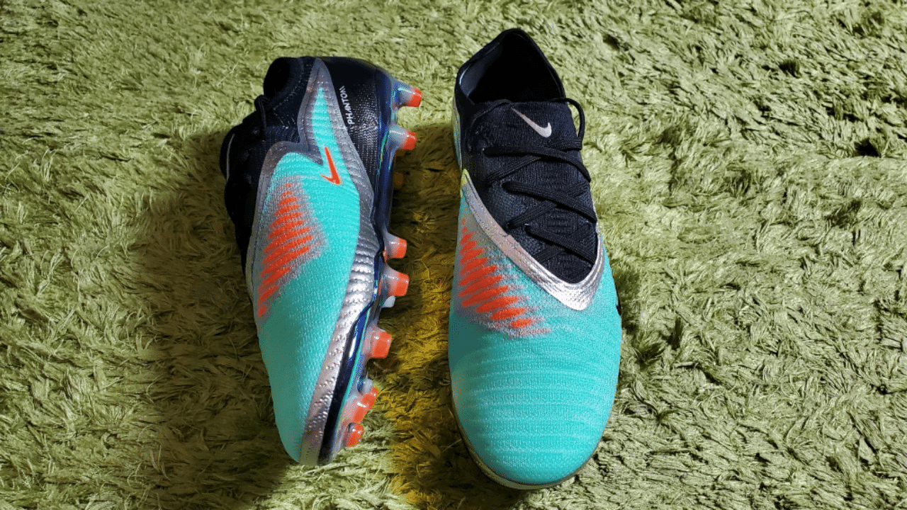 シューズ NIKE PhantomVision Elite DF FG 27cm Nike Phantom Vision Elite 'Grey Black Orange' AO3261-080