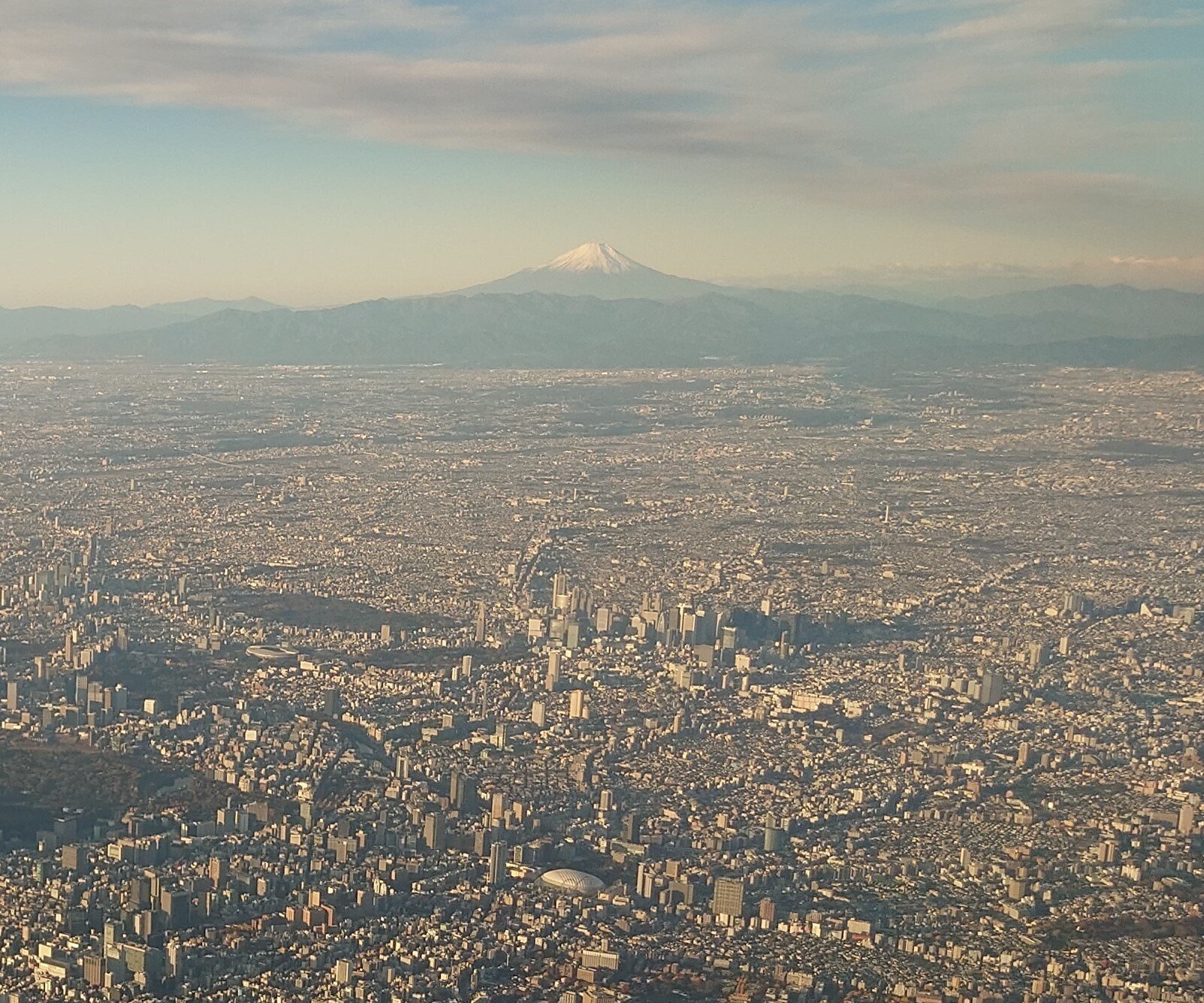 機窓画像コレクション「東京都心部～富士山」／2024年12月｜菅野