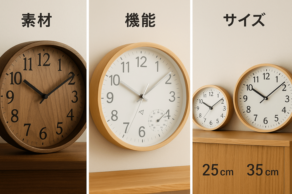 2025年最新版】木製時計壁掛けタイプのおすすめ特集｜北欧風