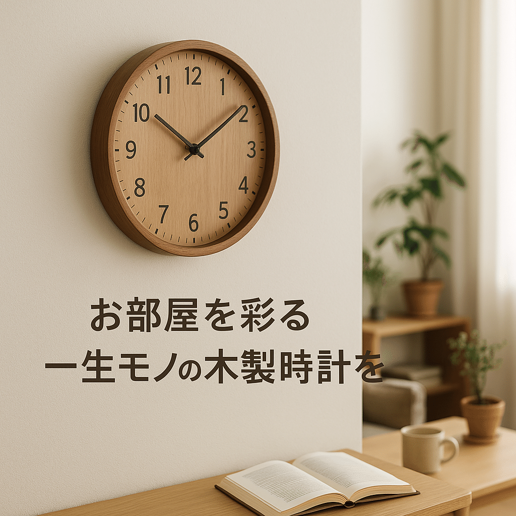 2025年最新版】木製時計壁掛けタイプのおすすめ特集｜北欧風