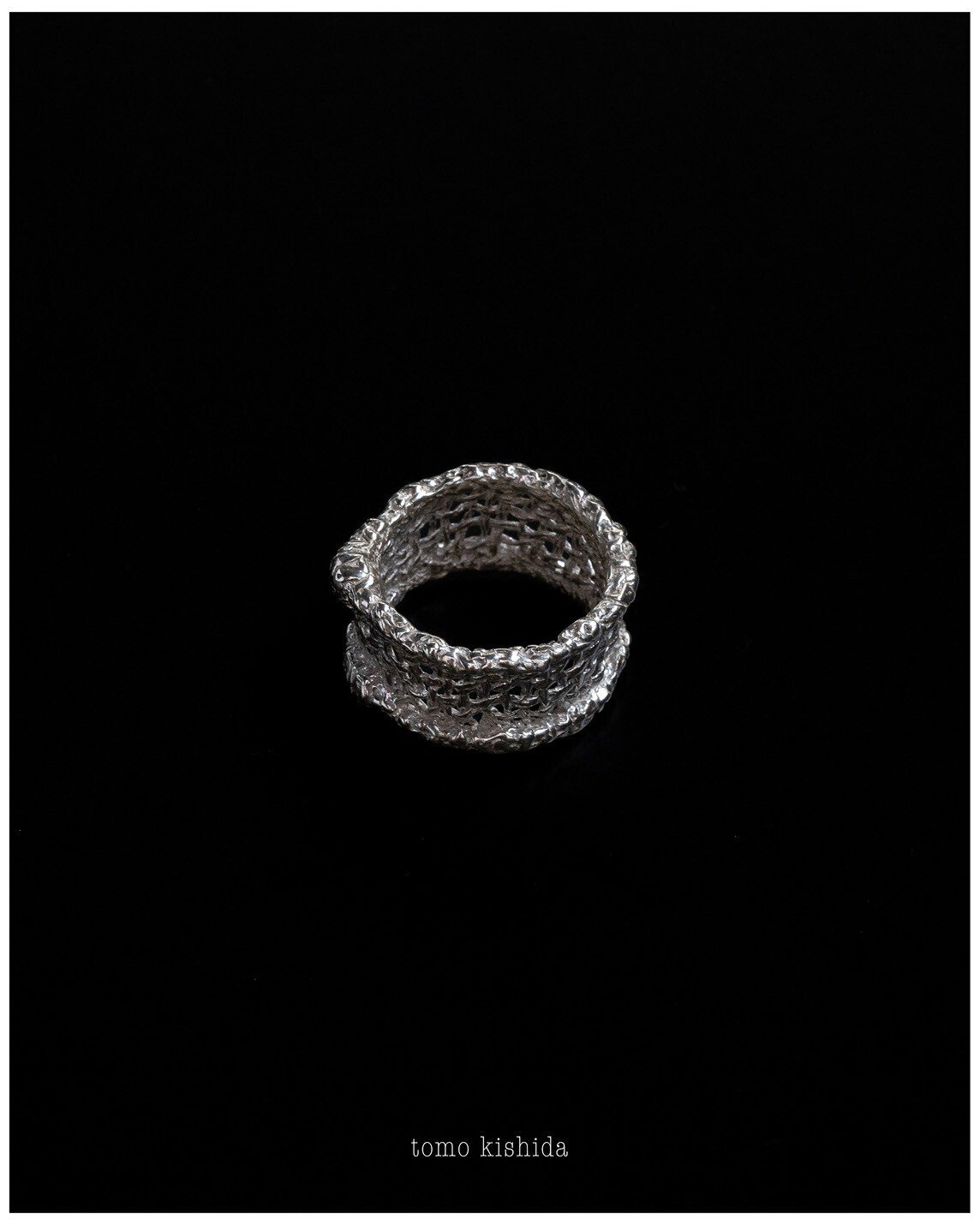 tomo kishida 手織り　リング tomo_kishida un-fabric ring 