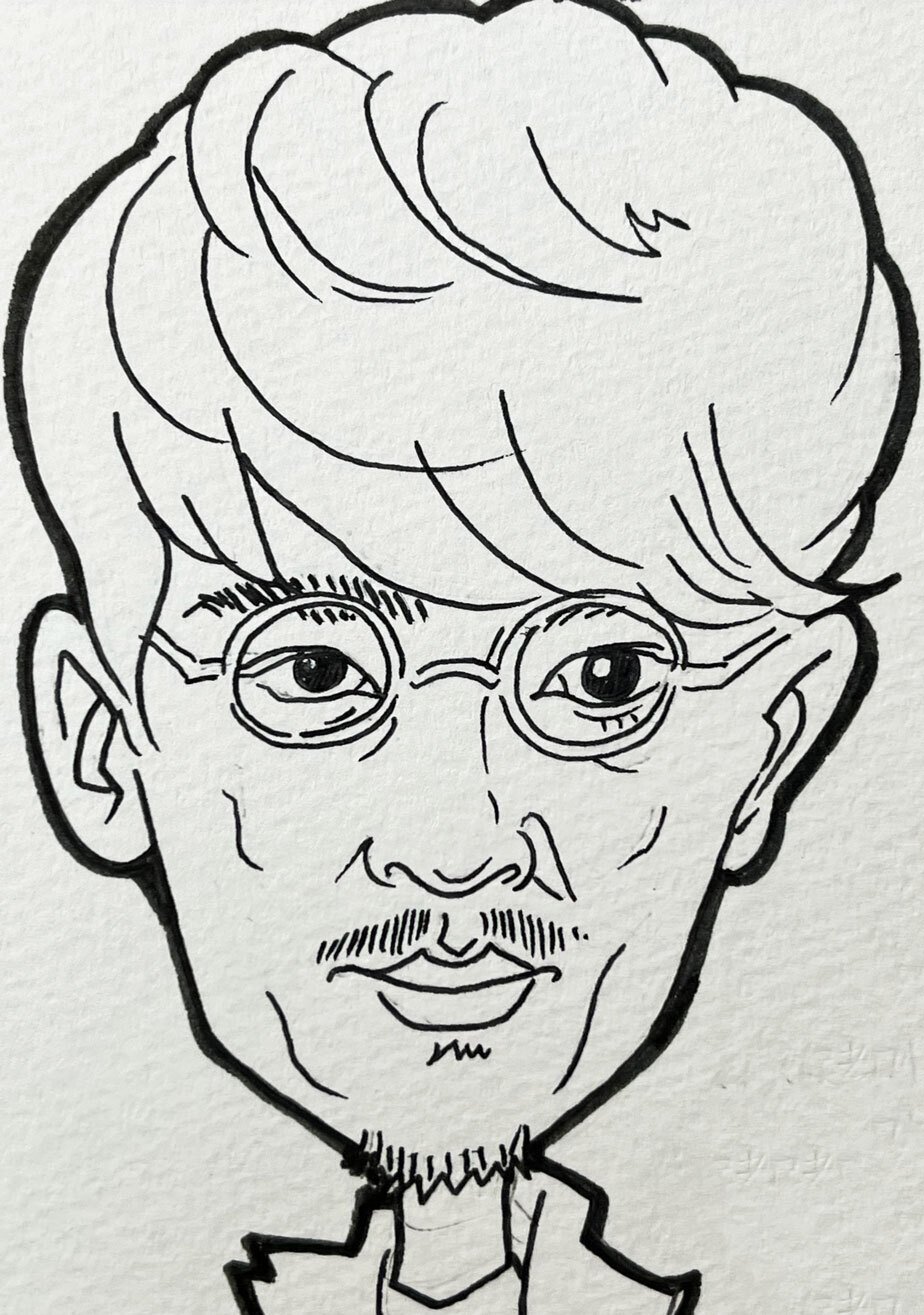 似顔絵イラスト用の練習｜鹿角時計