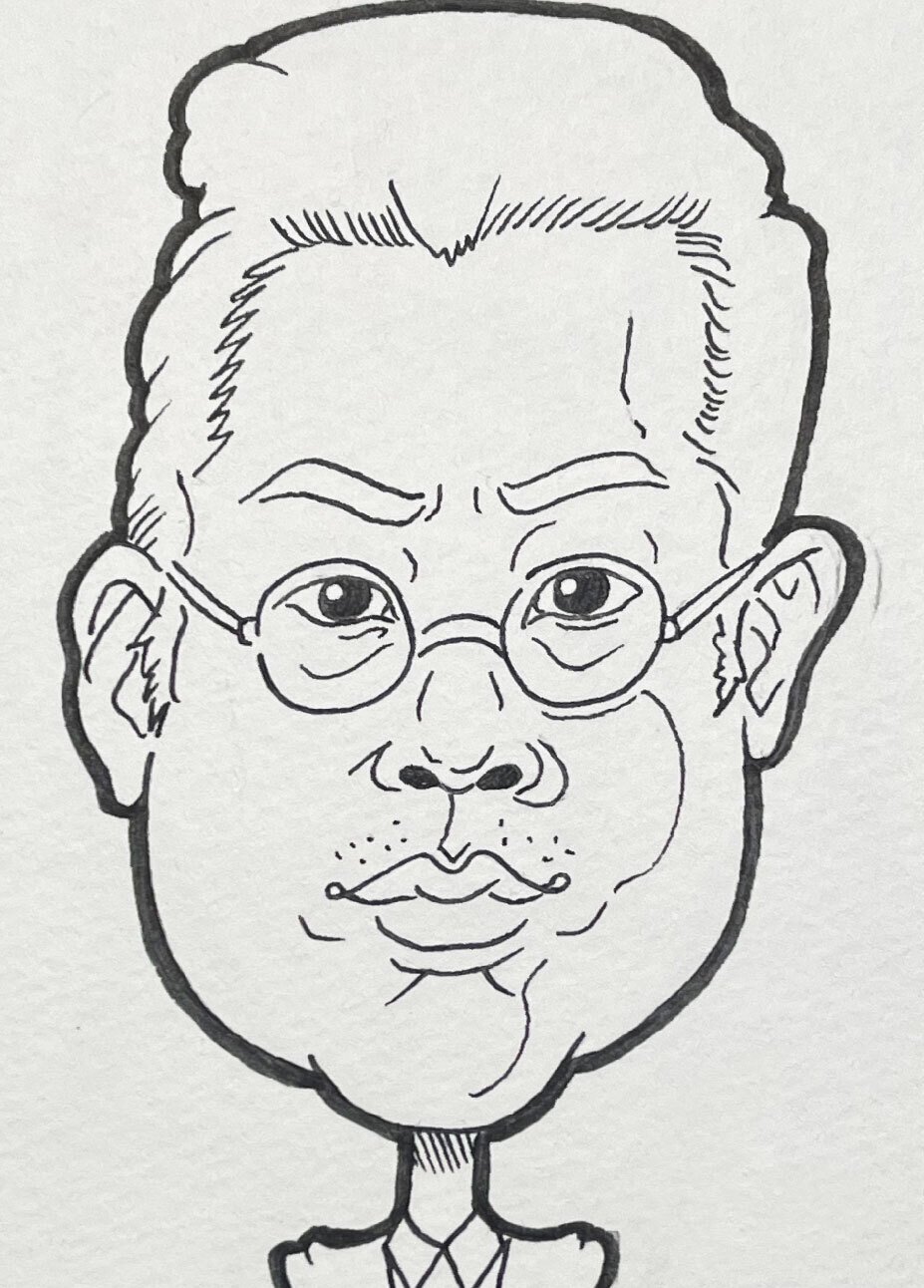 似顔絵イラスト用の練習｜鹿角時計