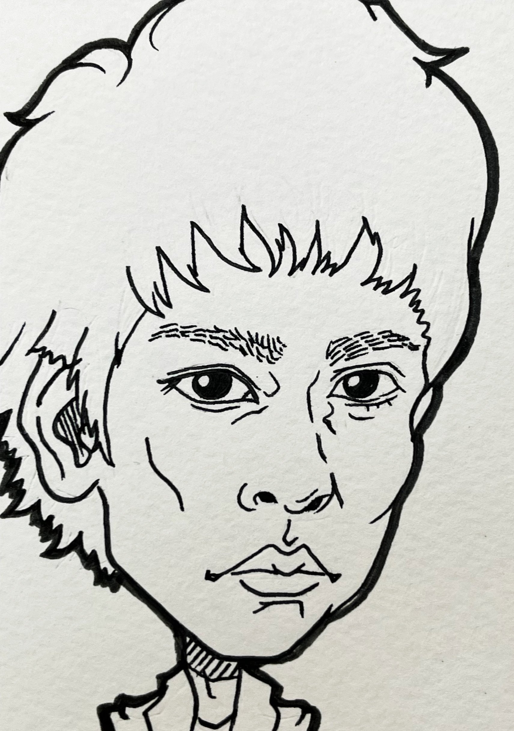 似顔絵イラスト用の練習｜鹿角時計